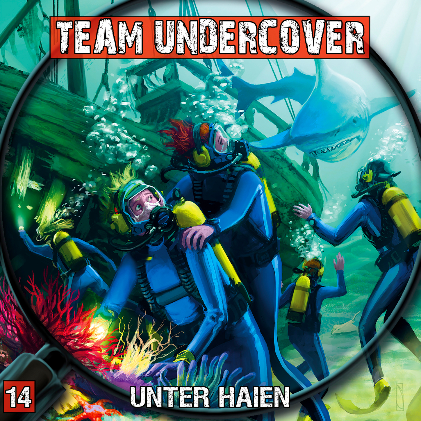 Обложка книги «Team Undercover, Folge 14: Unter Haien»