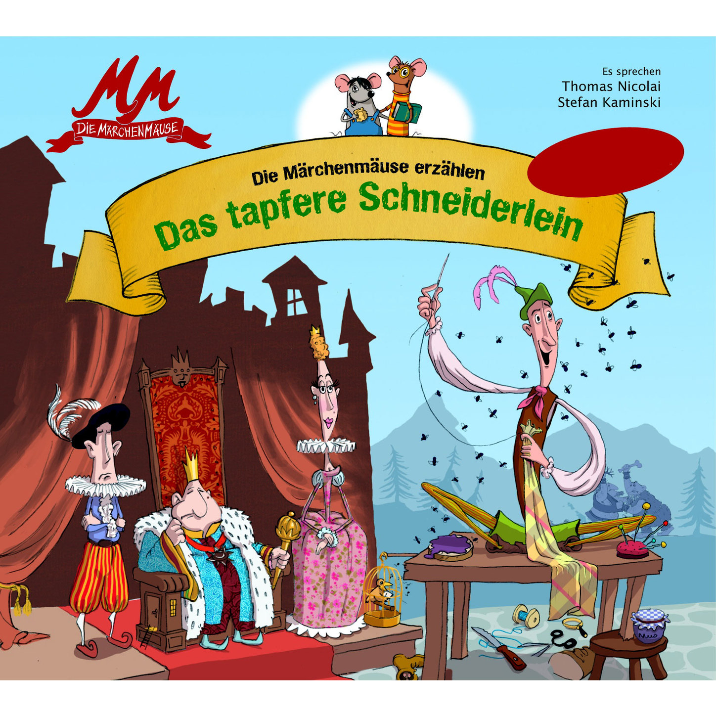 Обложка книги «Das tapfere Schneiderlein - Die Märchenmäuse»