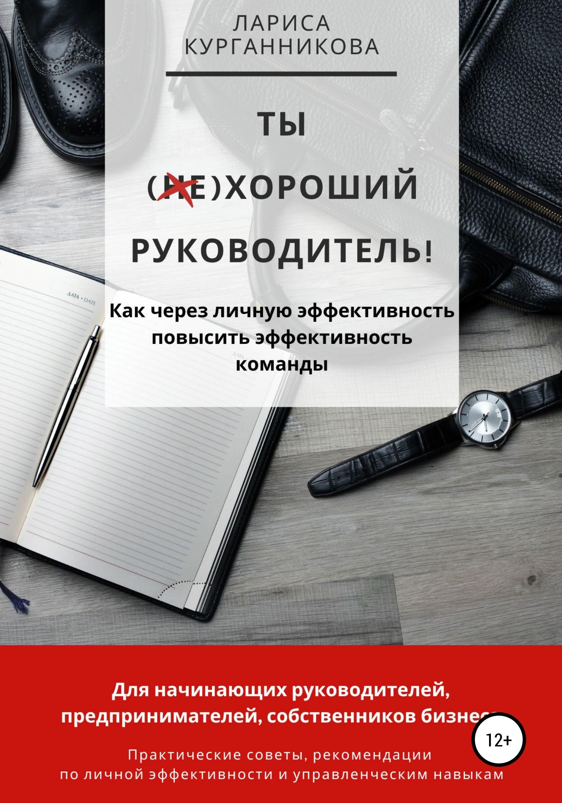 Обложка книги «Ты (не)хороший руководитель. Как через личную эффективность повысить эффективность команды»