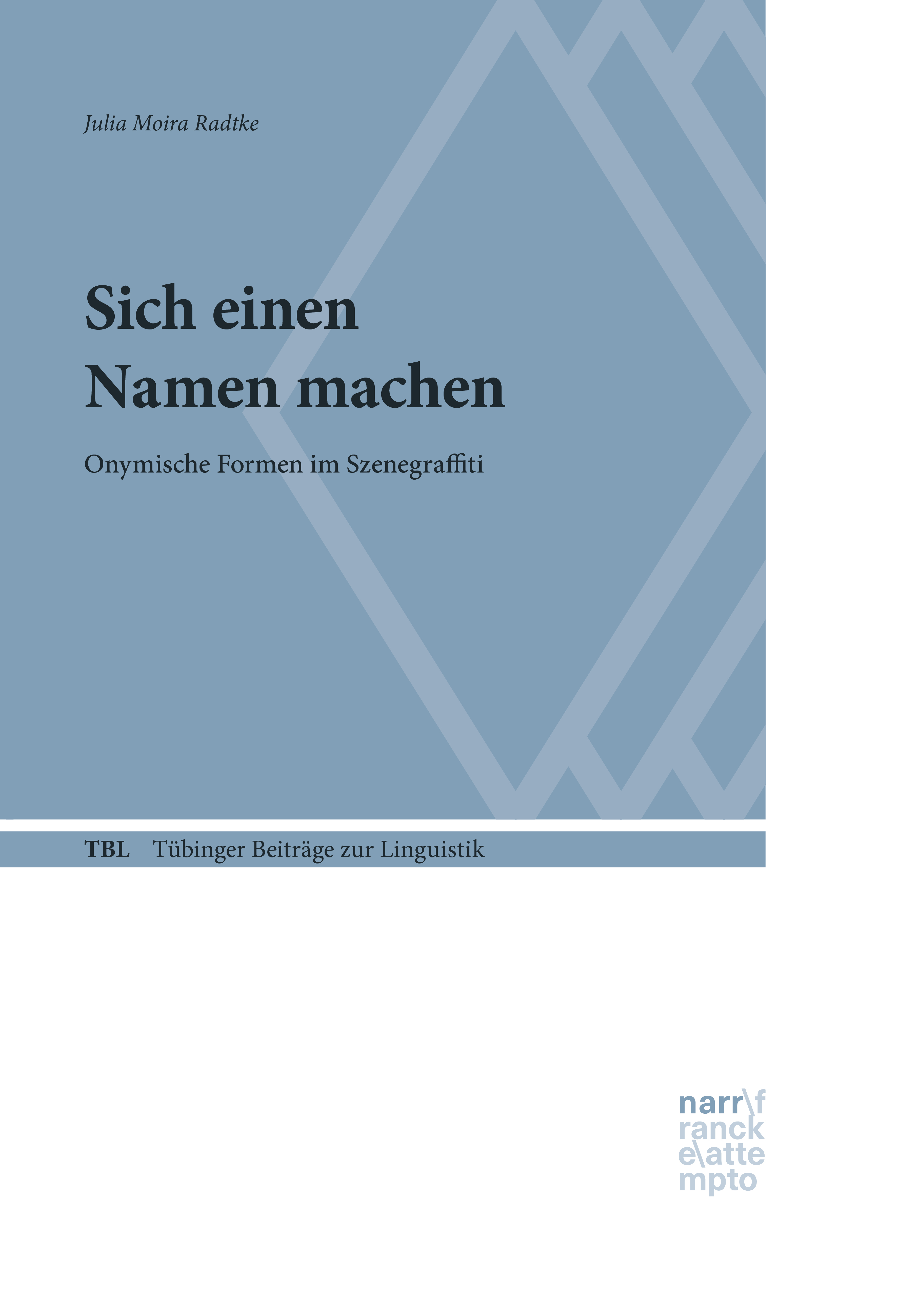 Обложка книги «Sich einen Namen machen»