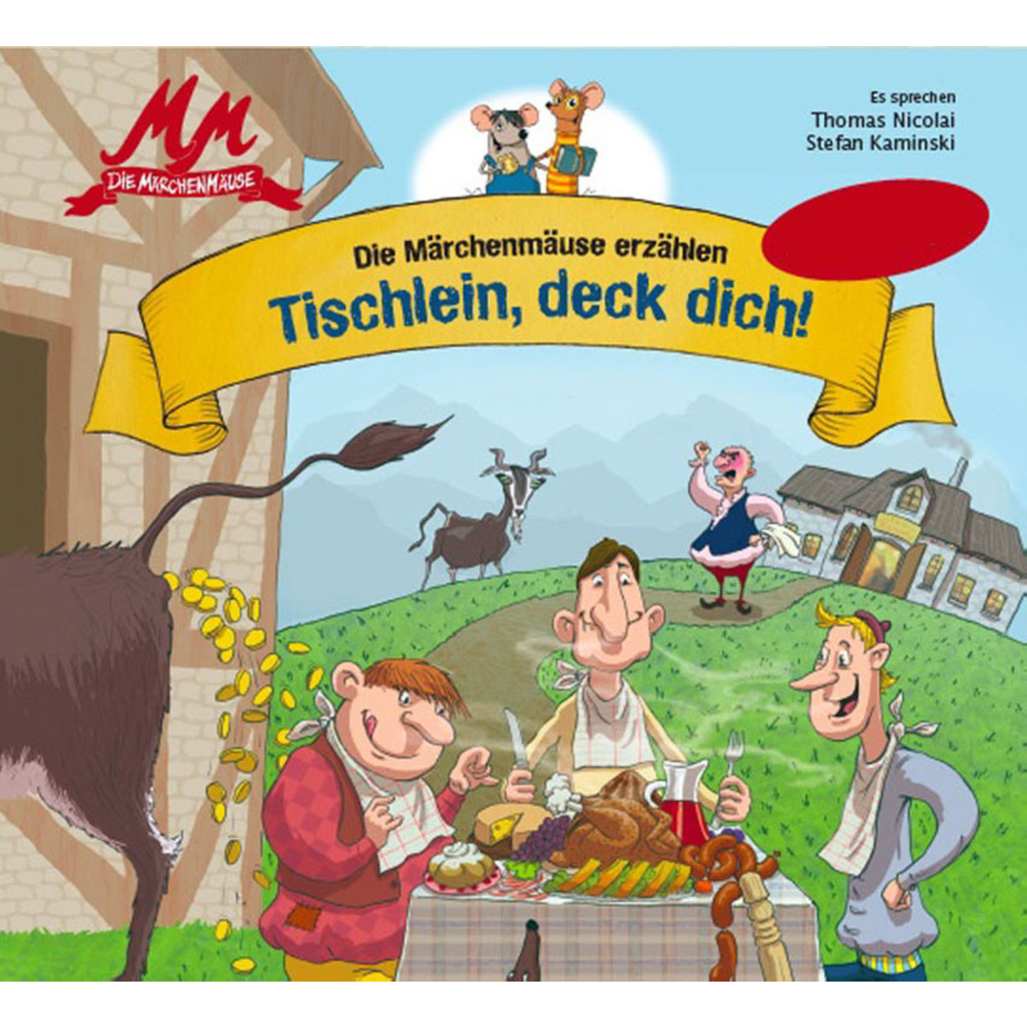 Обложка книги «Tischlein, deck dich - Die Märchenmäuse»