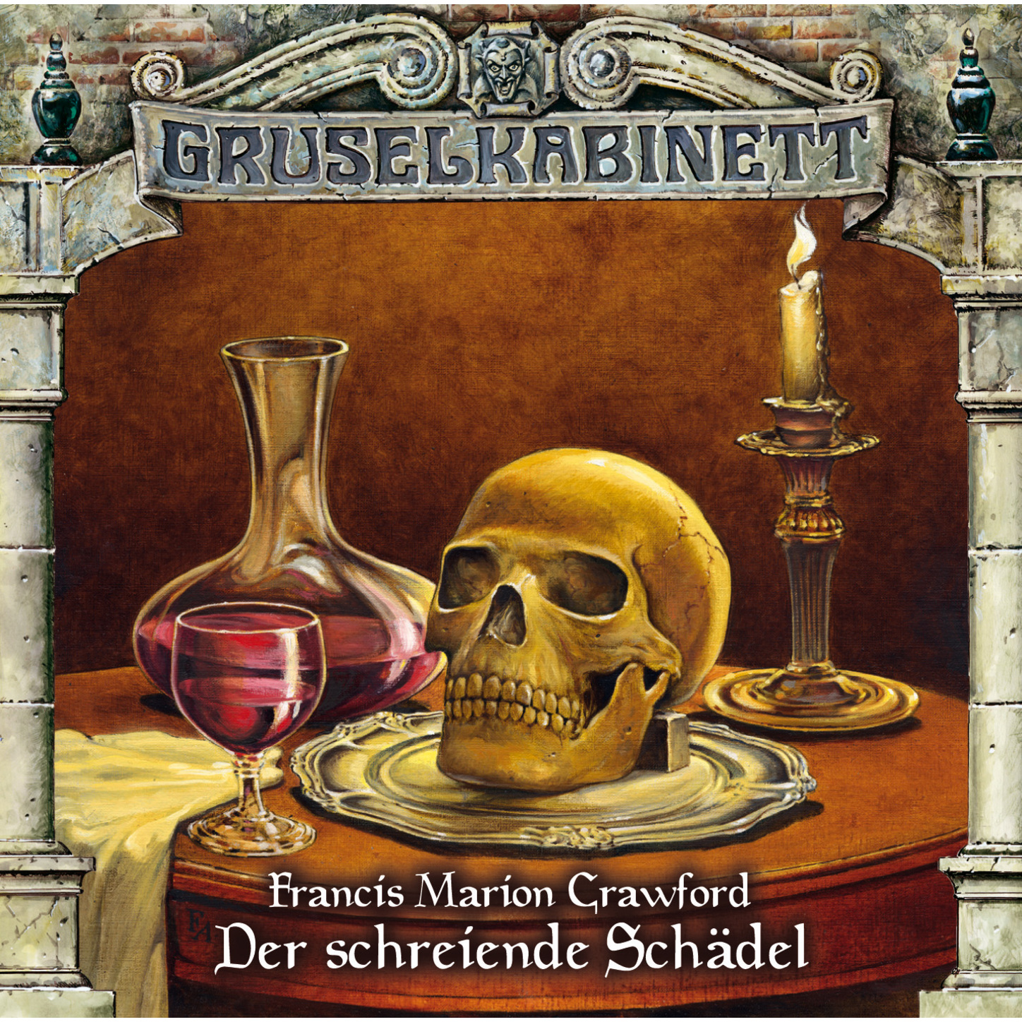 Обложка книги «Gruselkabinett, Folge 64: Der schreiende Schädel»
