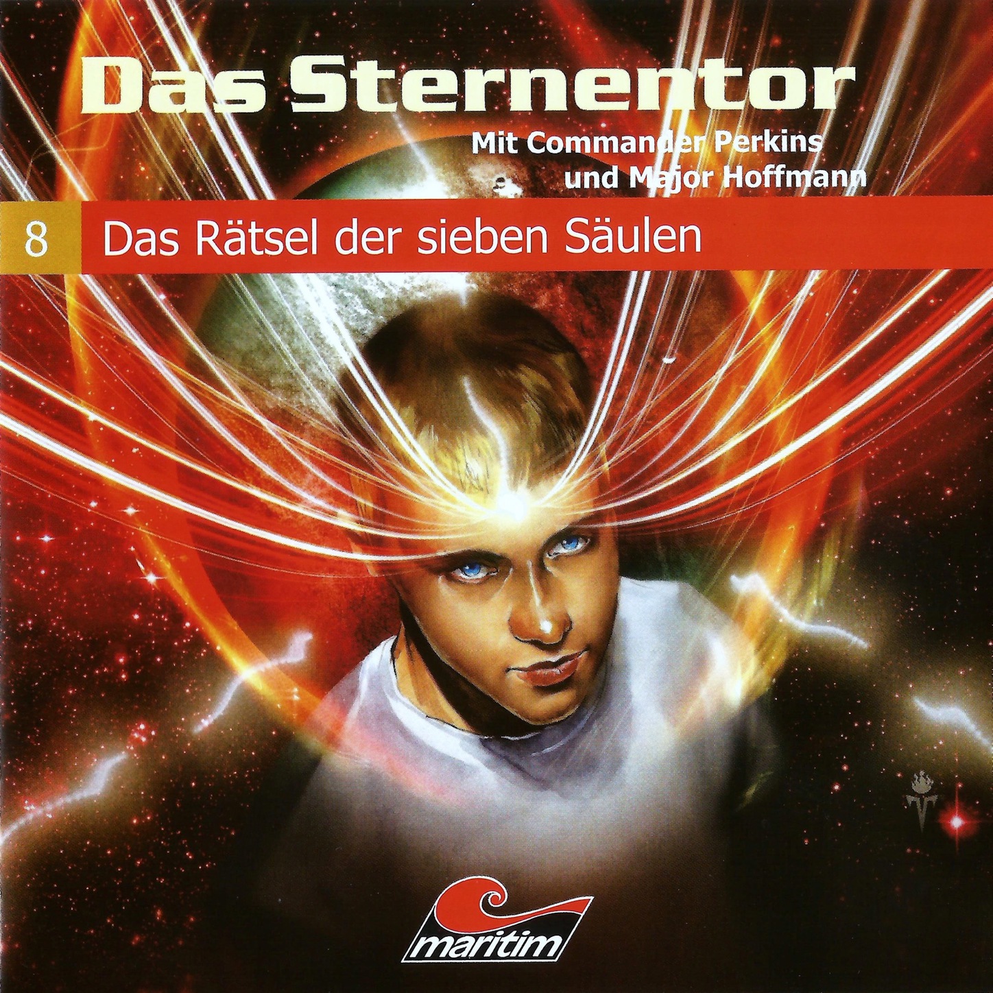 Обложка книги «Das Sternentor - Mit Commander Perkins und Major Hoffmann, Folge 8: Das Rätsel der sieben Säulen»