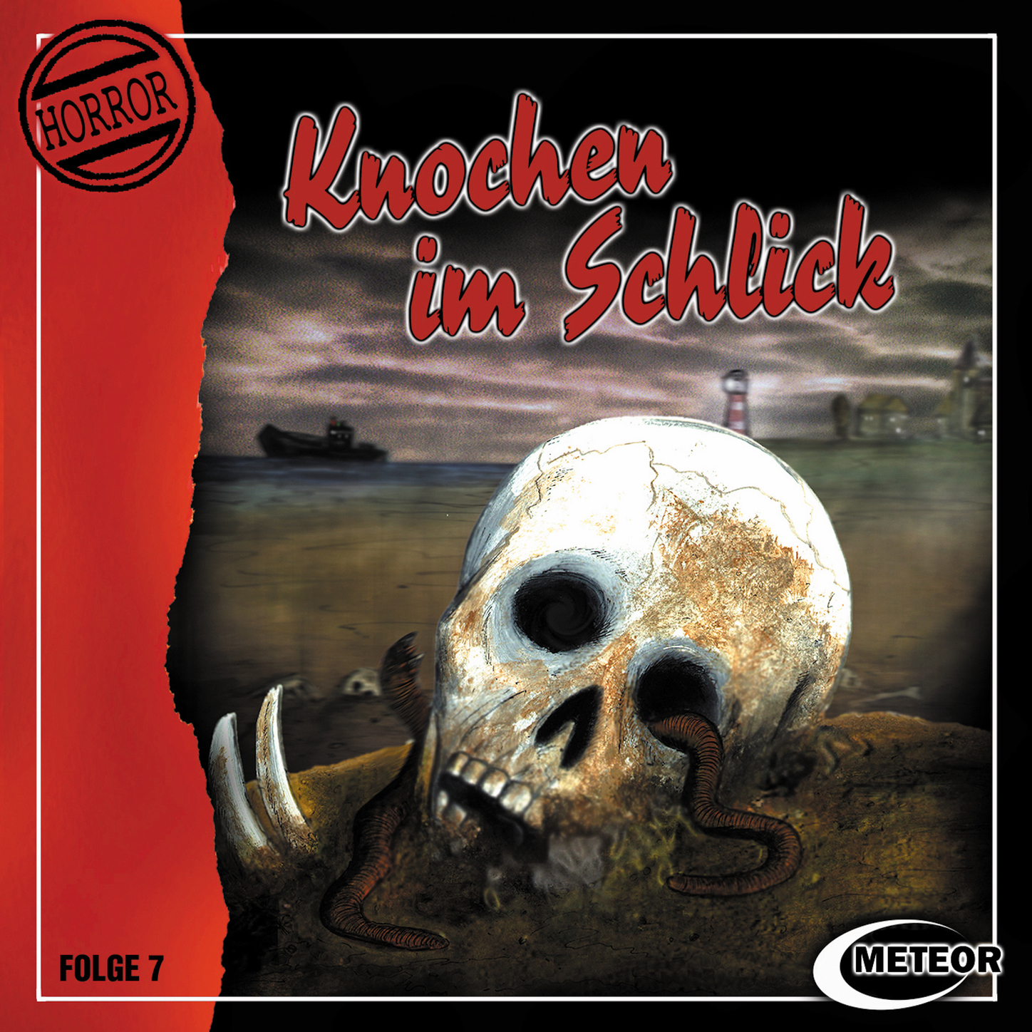 Обложка книги «Meteor Horror, Folge 7: Knochen im Schlick»
