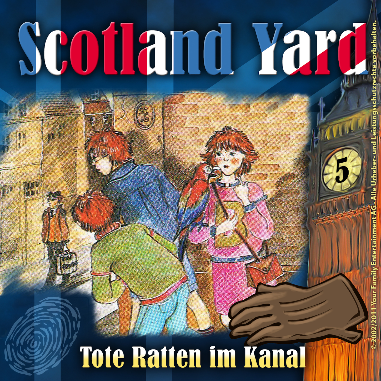 Обложка книги «Scotland Yard, Folge 5: Tote Ratten im Kanal»