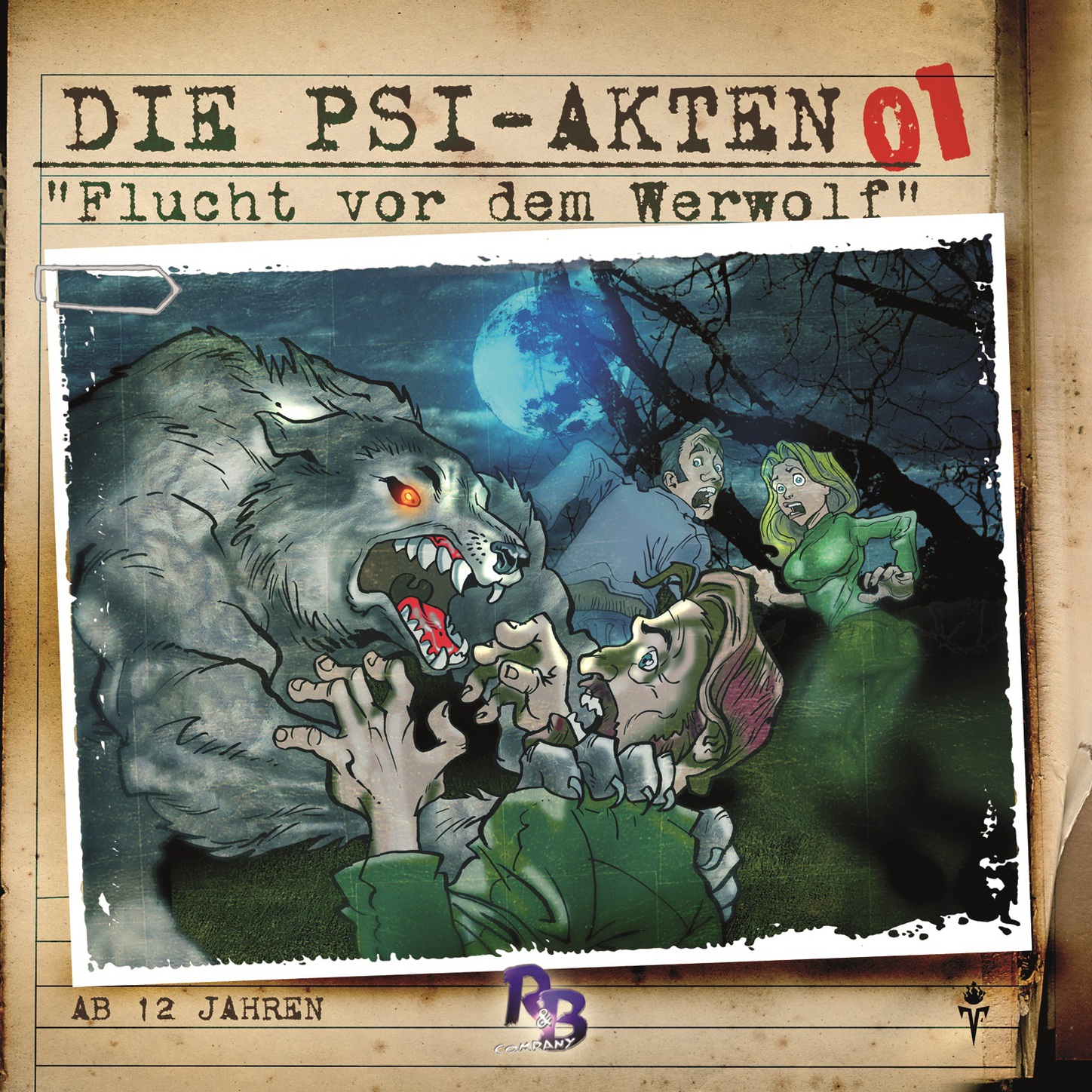 Обложка книги «Die PSI-Akten, Folge 1: Flucht vor dem Werwolf»