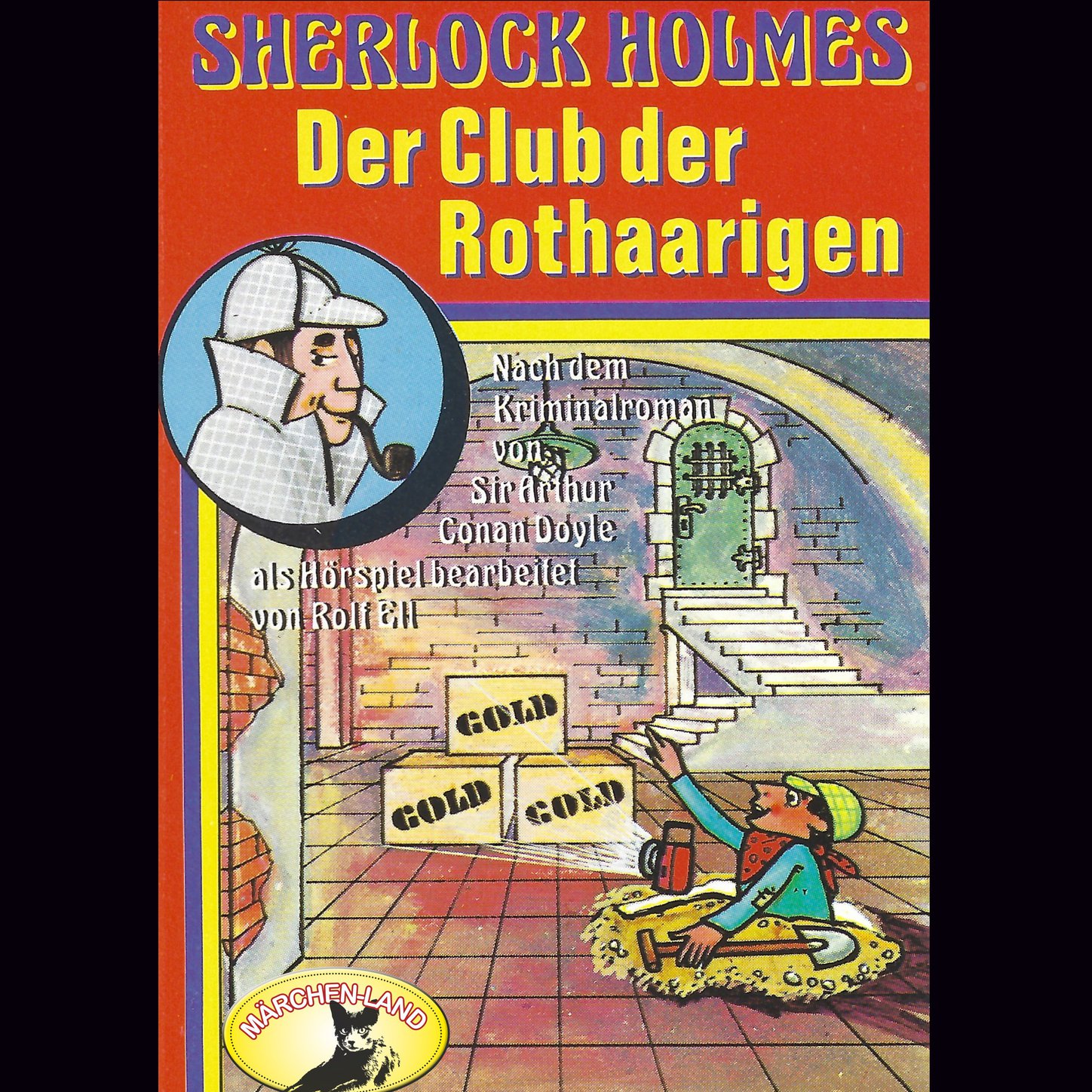 Обложка книги «Sherlock Holmes, Der Club der Rothaarigen»