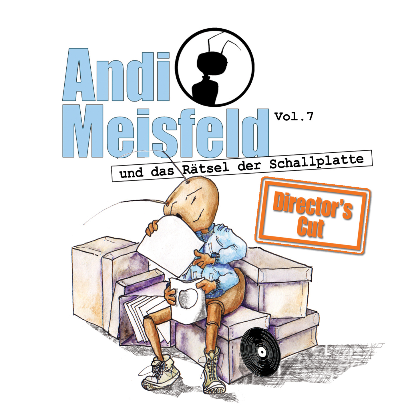 Обложка книги «Andi Meisfeld, Folge 7: Andi Meisfeld und das Rätsel der Schallplatte (Director's Cut)»