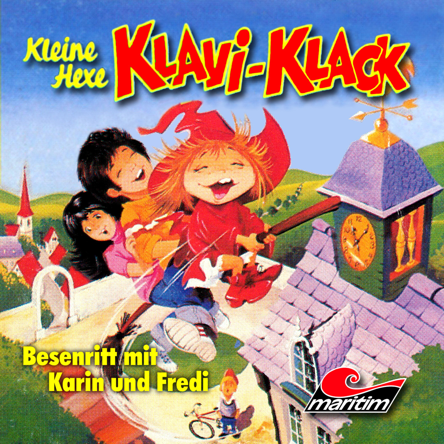 Обложка книги «Kleine Hexe Klavi-Klack, Folge 2: Besenritt mit Karin und Fredi»