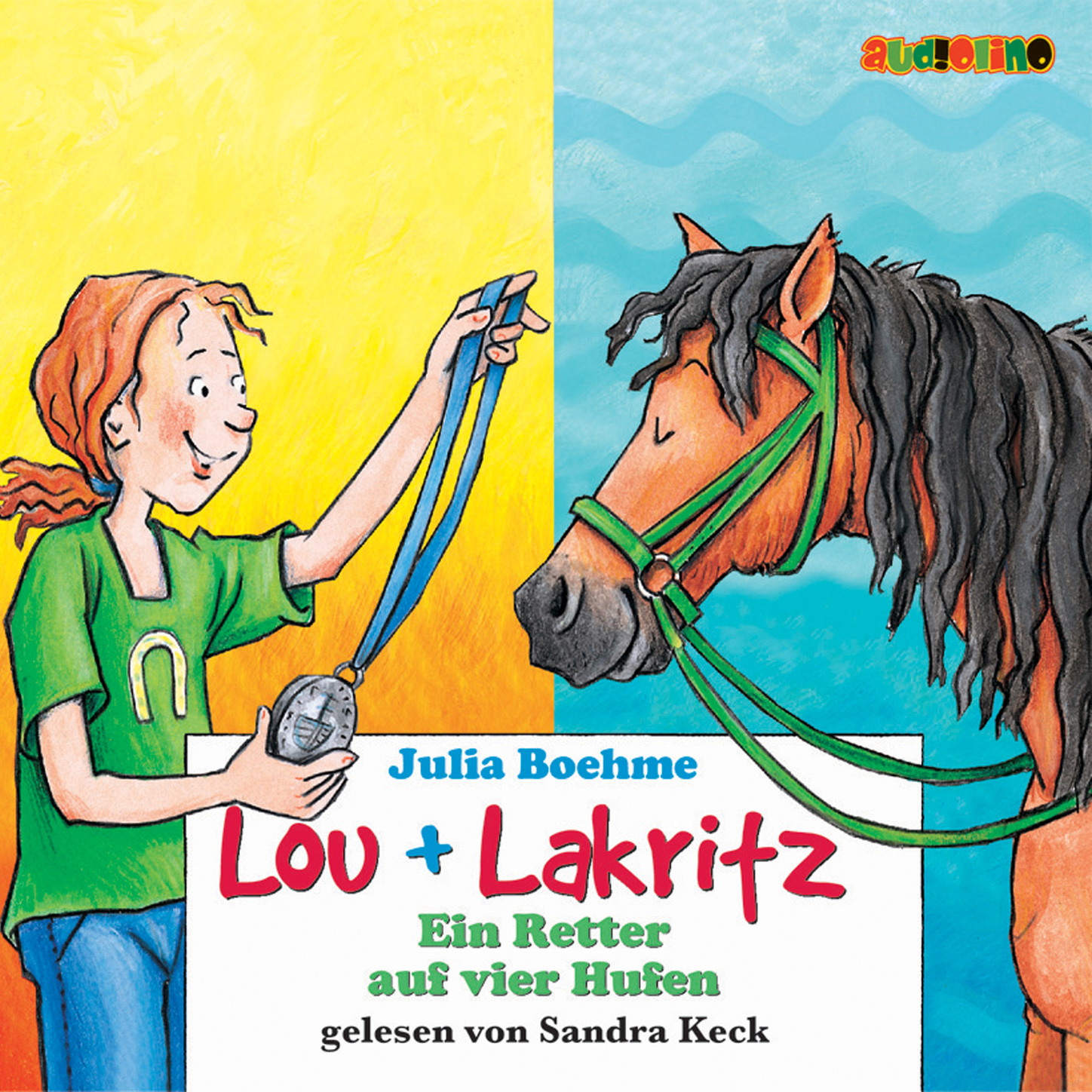 Обложка книги «Ein Retter auf vier Hufen - Lou + Lakritz 4»