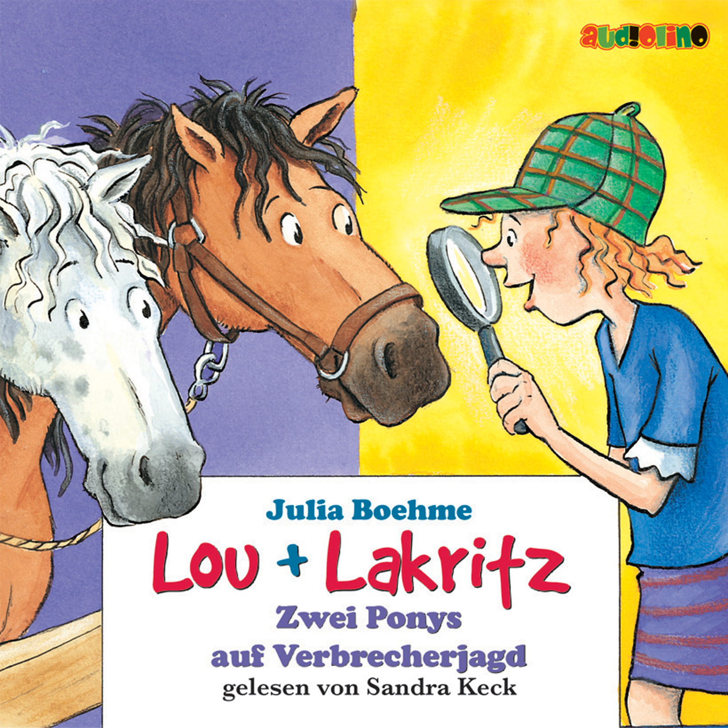 Обложка книги «Zwei Ponys auf Verbrecherjagd - Lou + Lakritz 6»
