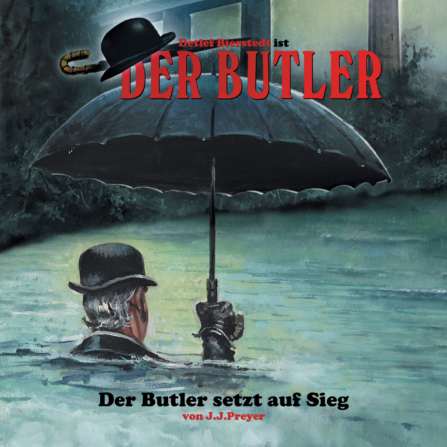Обложка книги «Der Butler, Der Butler setzt auf Sieg»