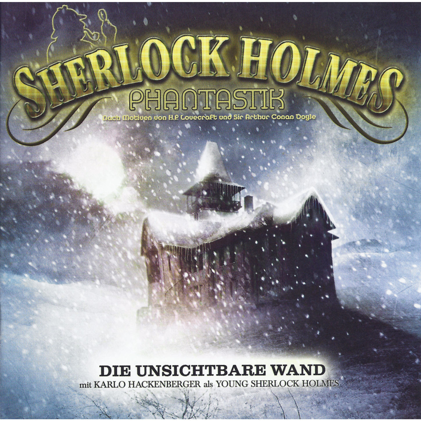 Обложка книги «Sherlock Holmes Phantastik, Die unsichtbare Wand»