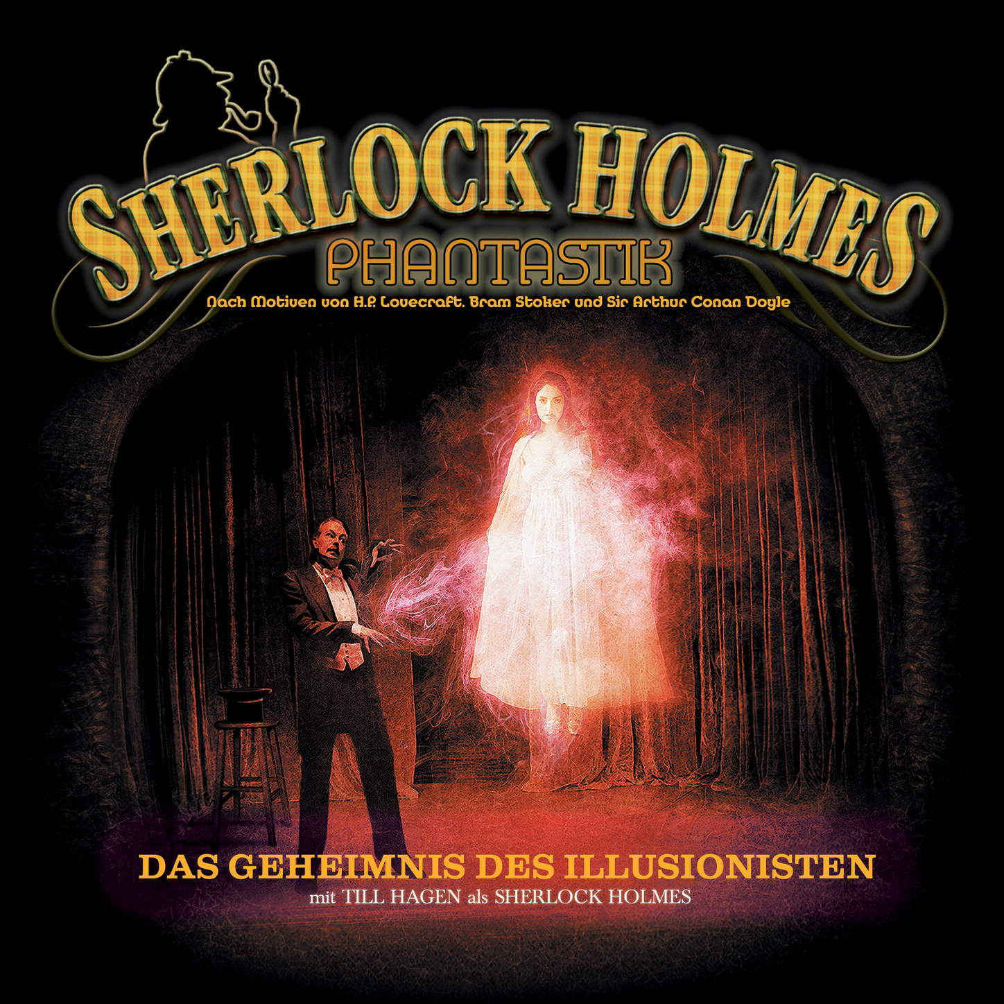 Обложка книги «Sherlock Holmes Phantastik, Das Geheimnis des Illusionisten»