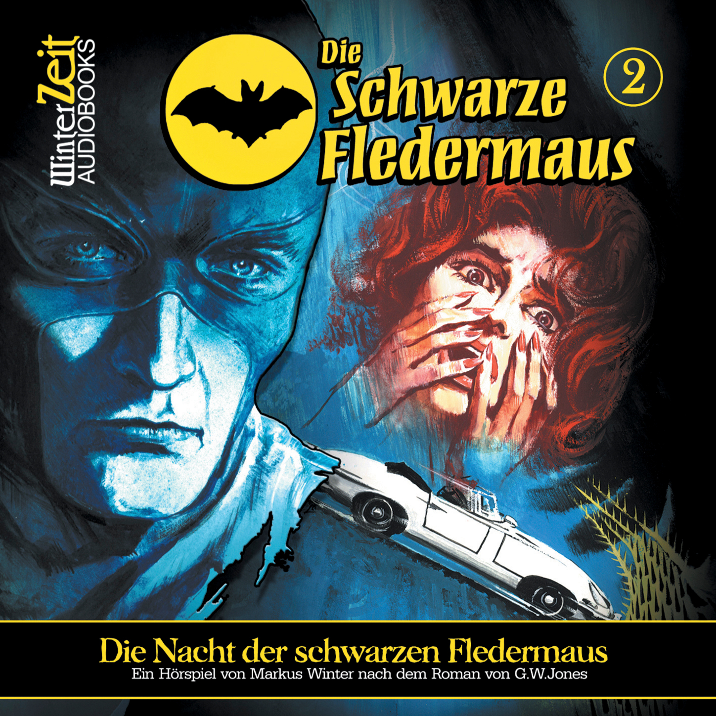 Обложка книги «Die schwarze Fledermaus, Folge 2: Die Nacht der schwarzen Fledermaus»