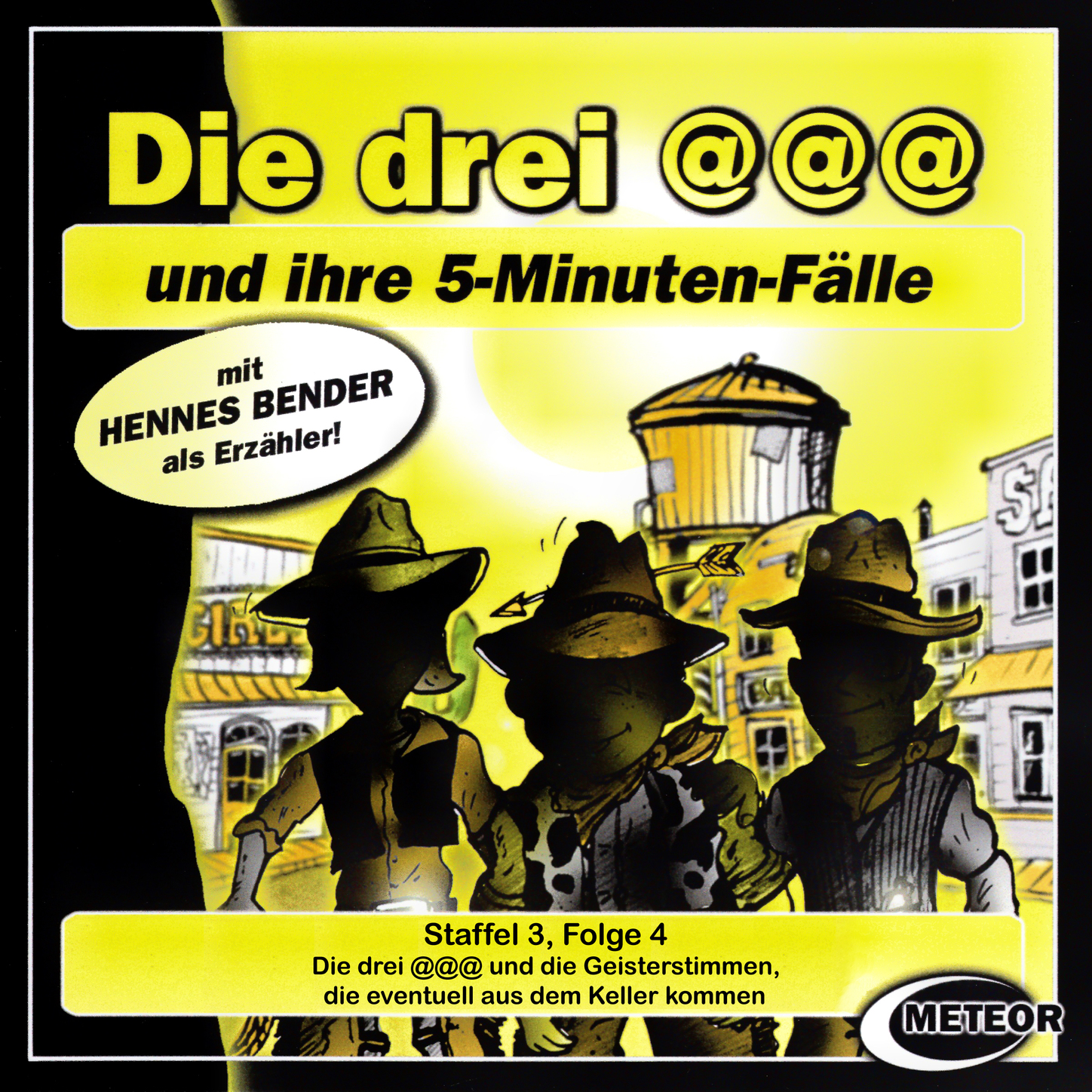 Обложка книги «Die drei @@@ (Die drei Klammeraffen), Staffel 3, Folge 4: Die drei @@@ und die Geisterstimmen, die eventuell aus dem Keller kommen»