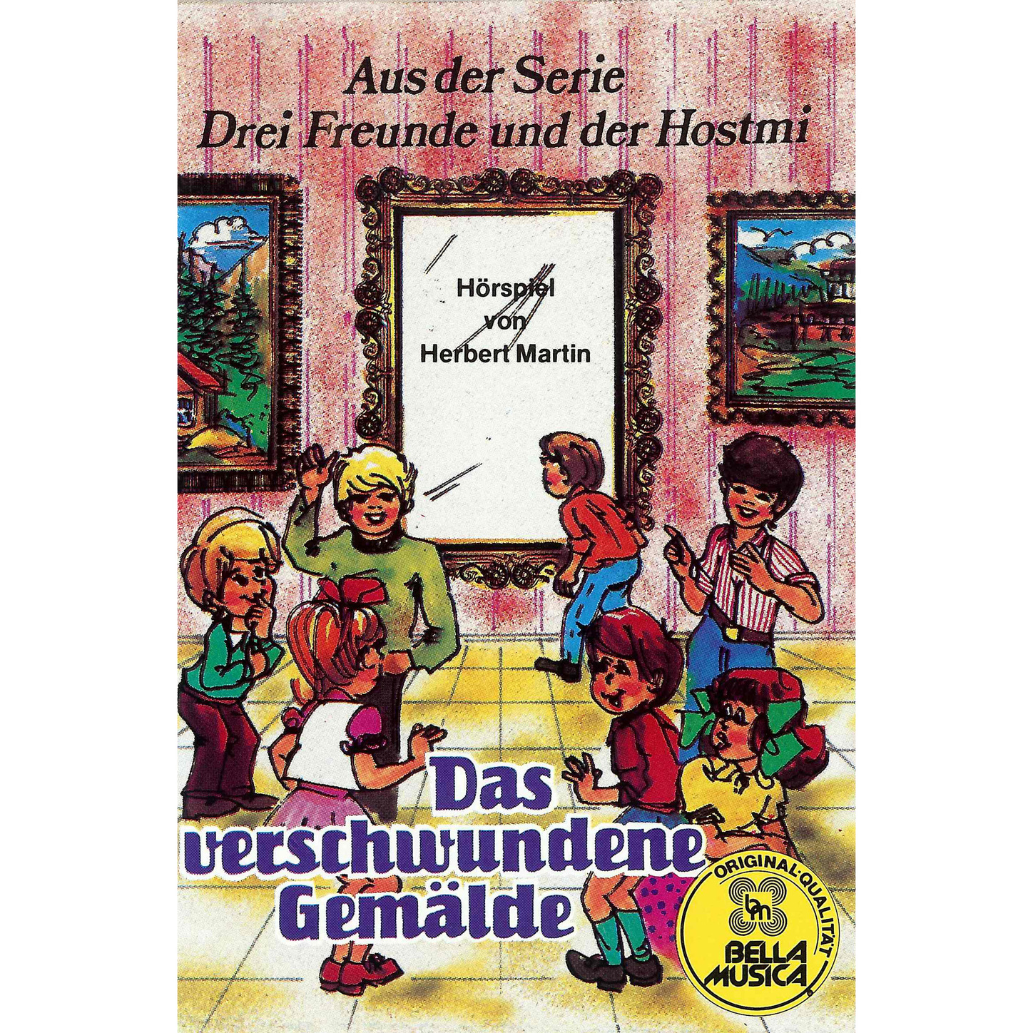 Обложка книги «Drei Freunde und der Hostmi, Das verschwundene Gemälde»
