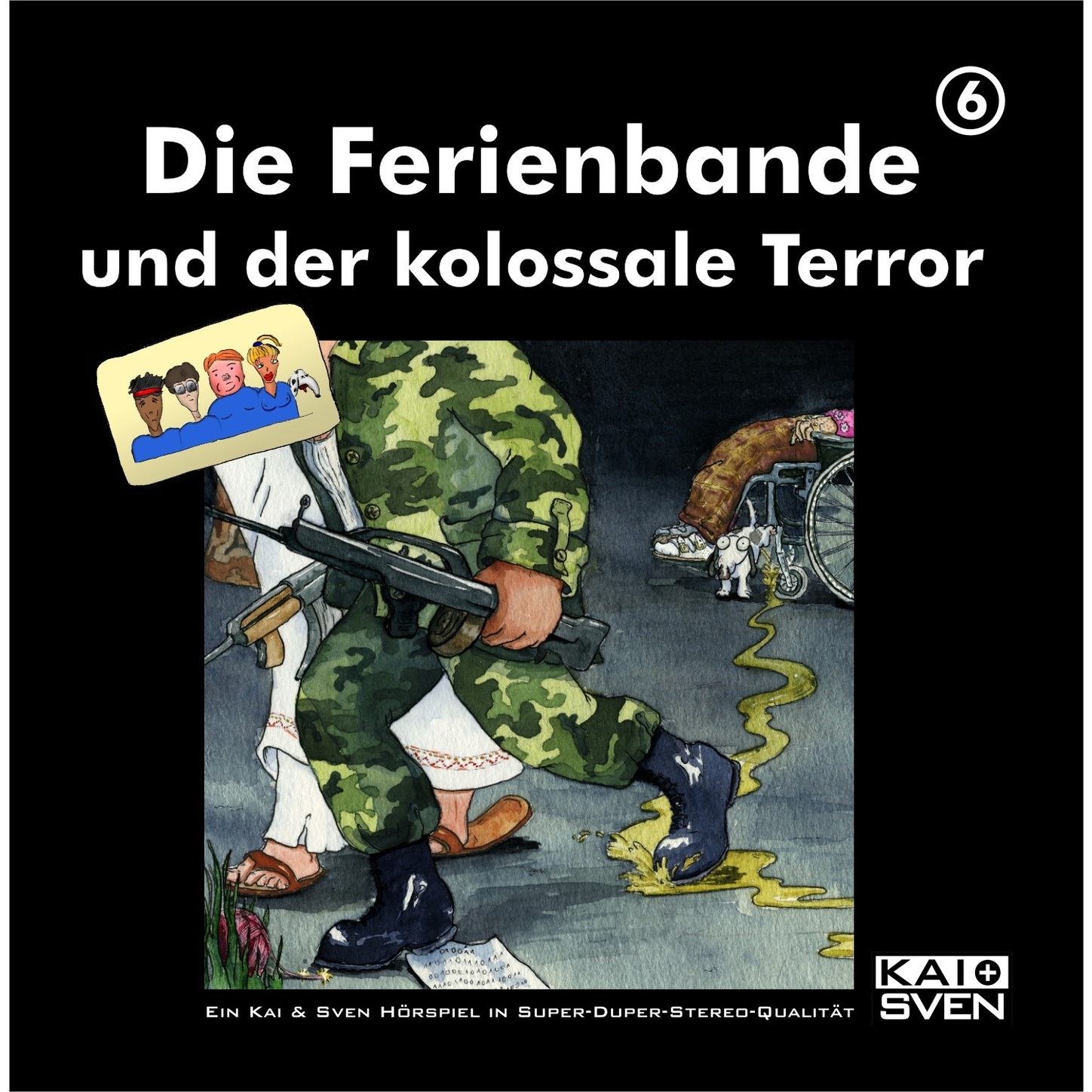 Обложка книги «Die Ferienbande und der kolossale Terror, Folge 6»