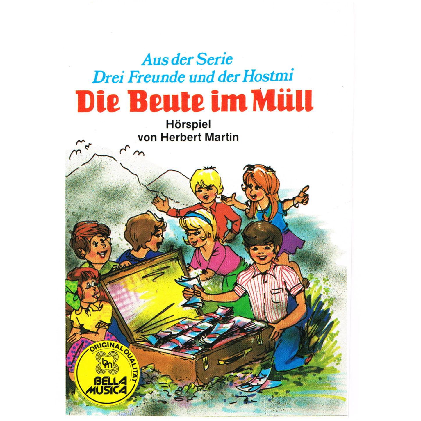 Обложка книги «Drei Freunde und der Hostmi, Die Beute im Müll»
