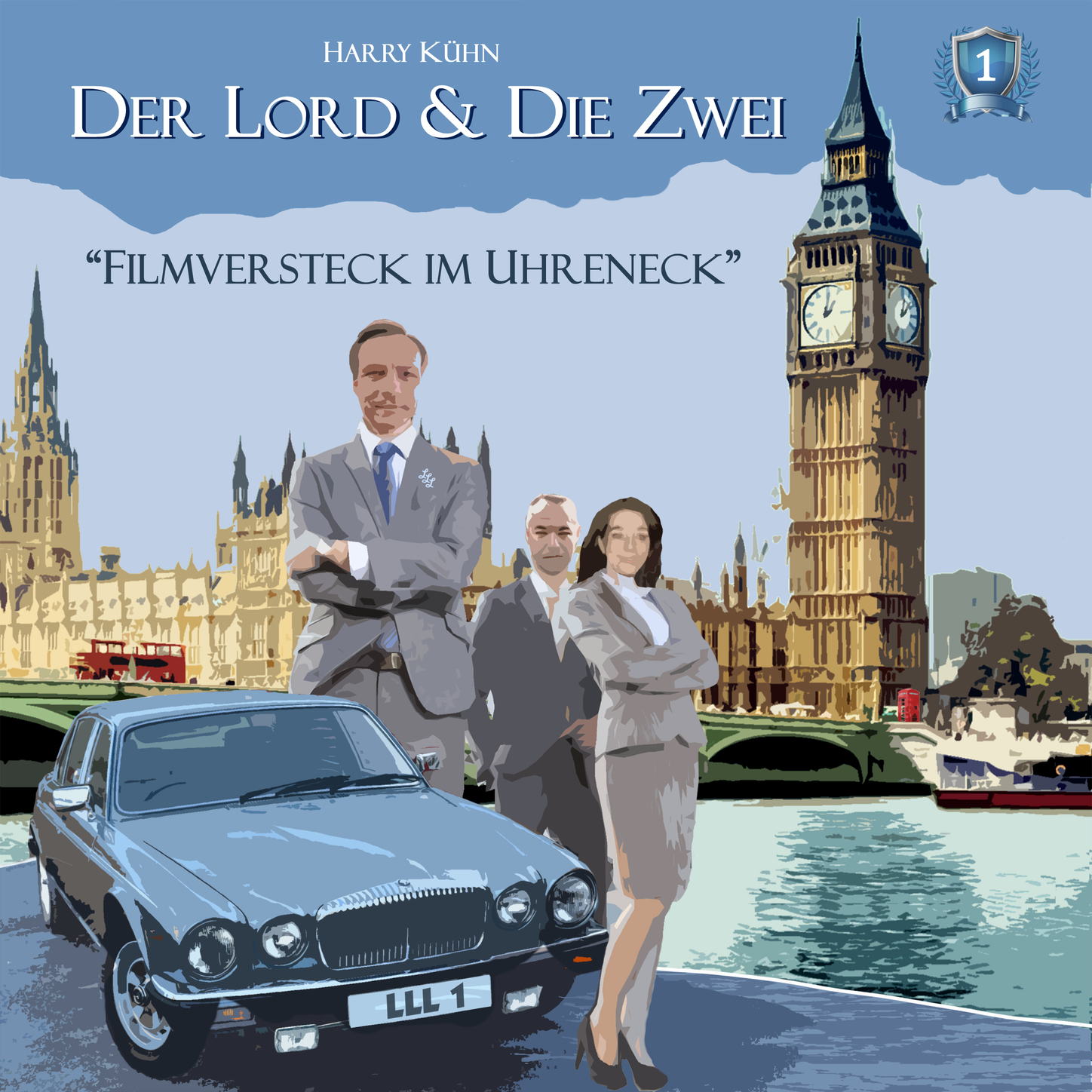 Обложка книги «Der Lord & die Zwei, Folge 1: Filmversteck im Uhreneck»