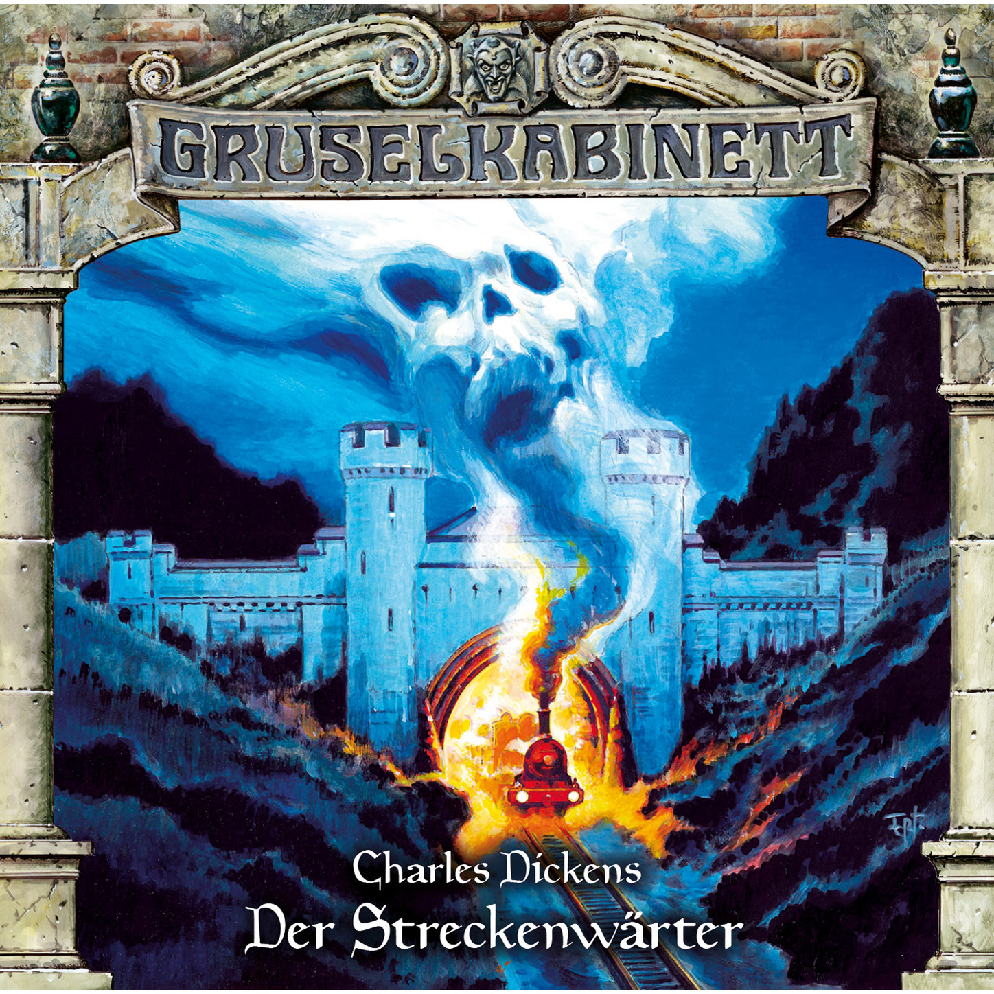 Обложка книги «Gruselkabinett, Folge 128: Der Streckenwärter»