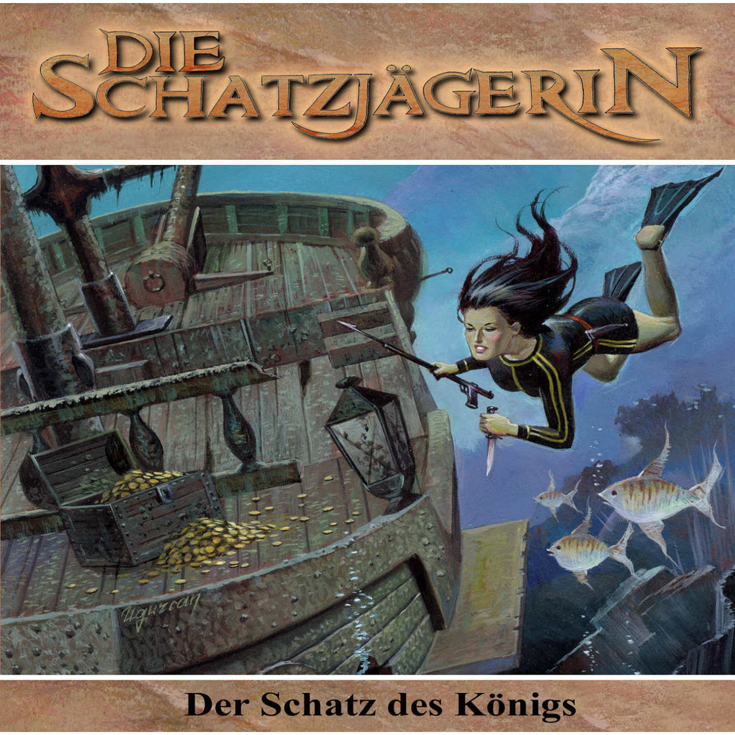 Обложка книги «Die Schatzjägerin, Folge 5: Der Schatz des Königs»