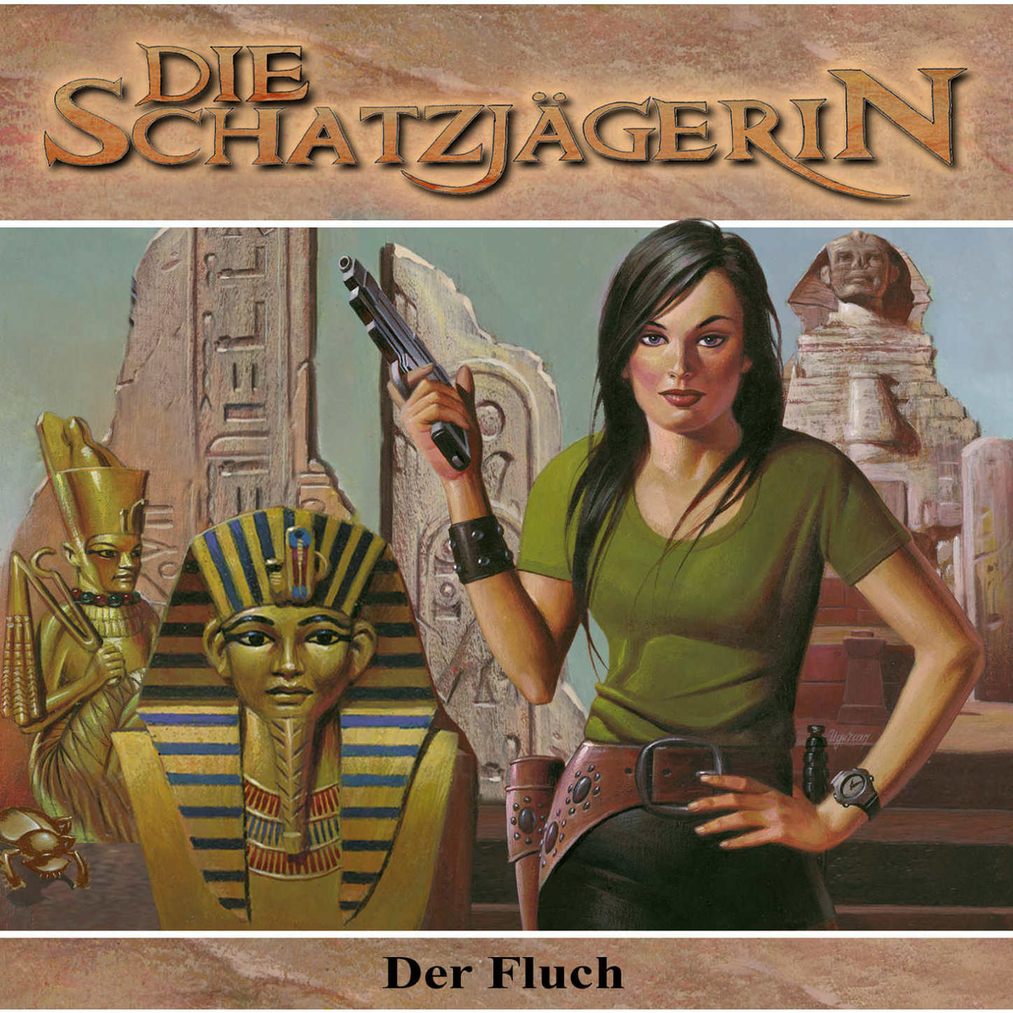 Обложка книги «Die Schatzjägerin, Folge 1: Der Fluch»