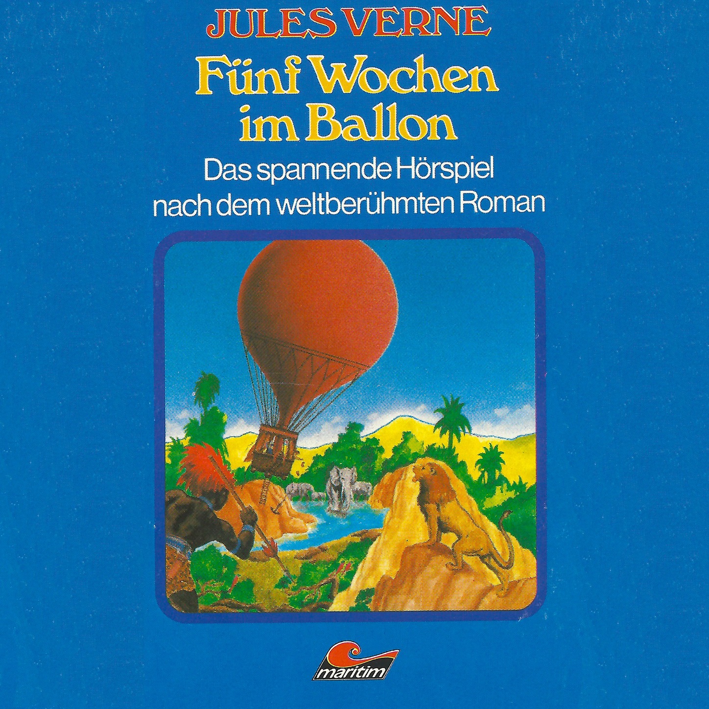 Обложка книги «Jules Verne, Fünf Wochen im Ballon»