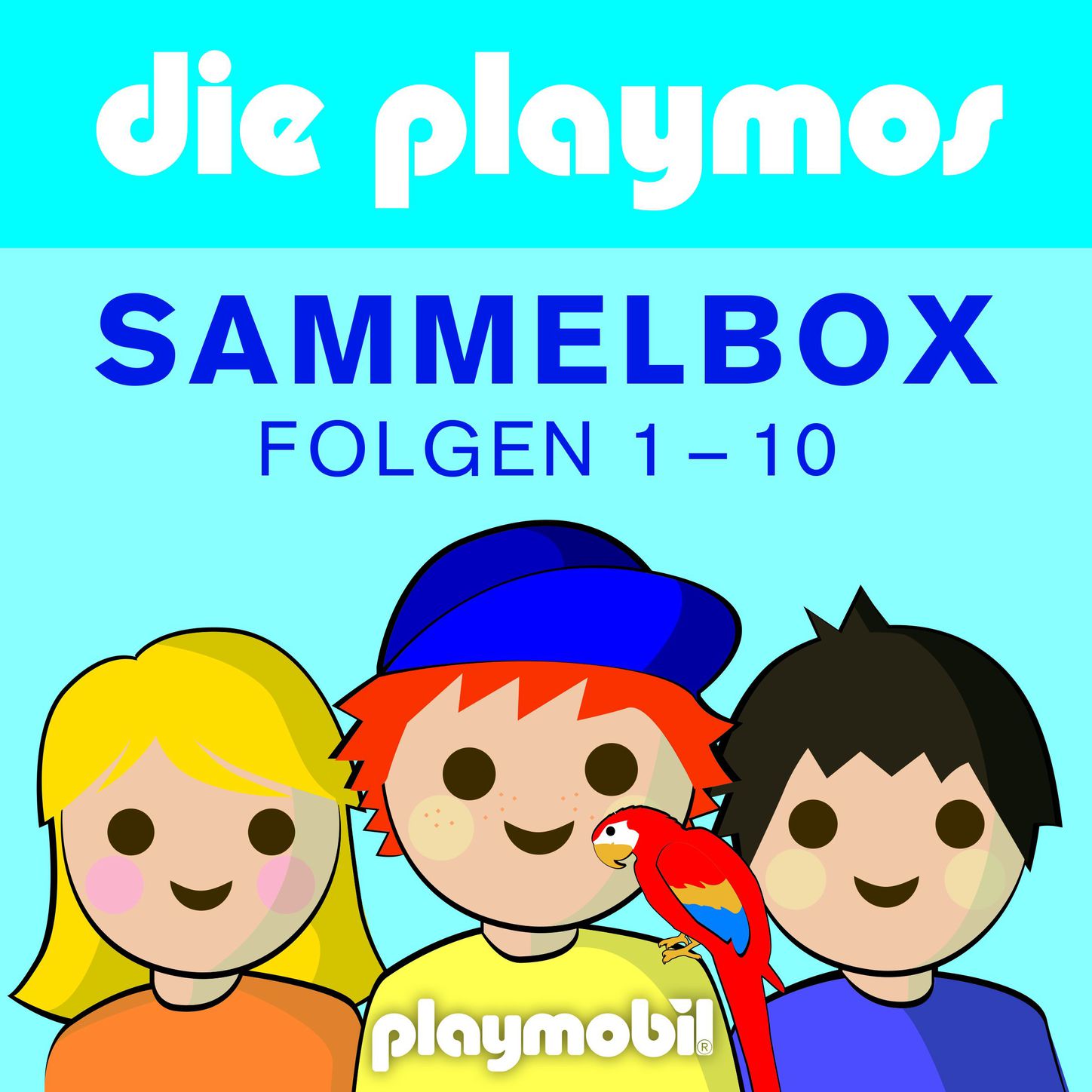 Обложка книги «Die Playmos - Das Original Playmobil Hörspiel, Boxenset, Folgen 1-10»