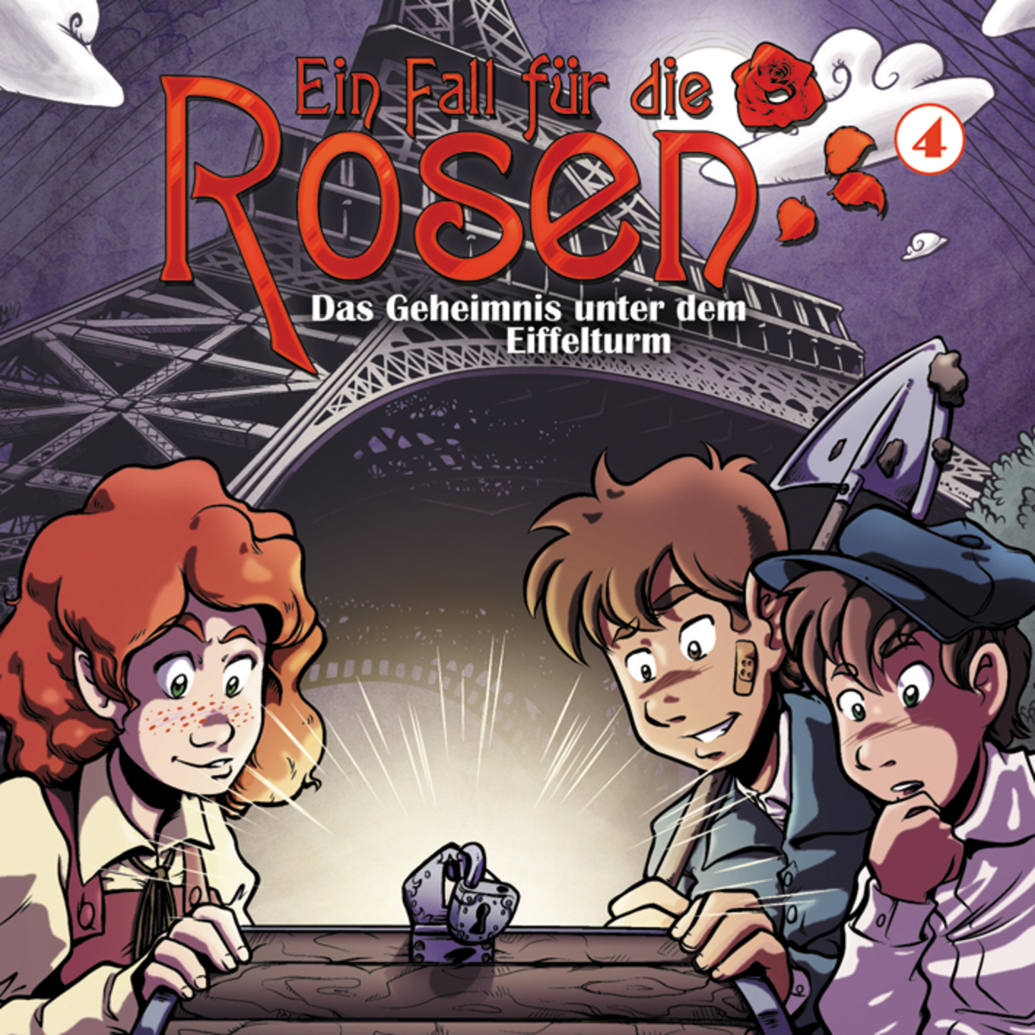 Обложка книги «Ein Fall für die Rosen, Folge 4: Das Geheimnis unter dem Eiffelturm»