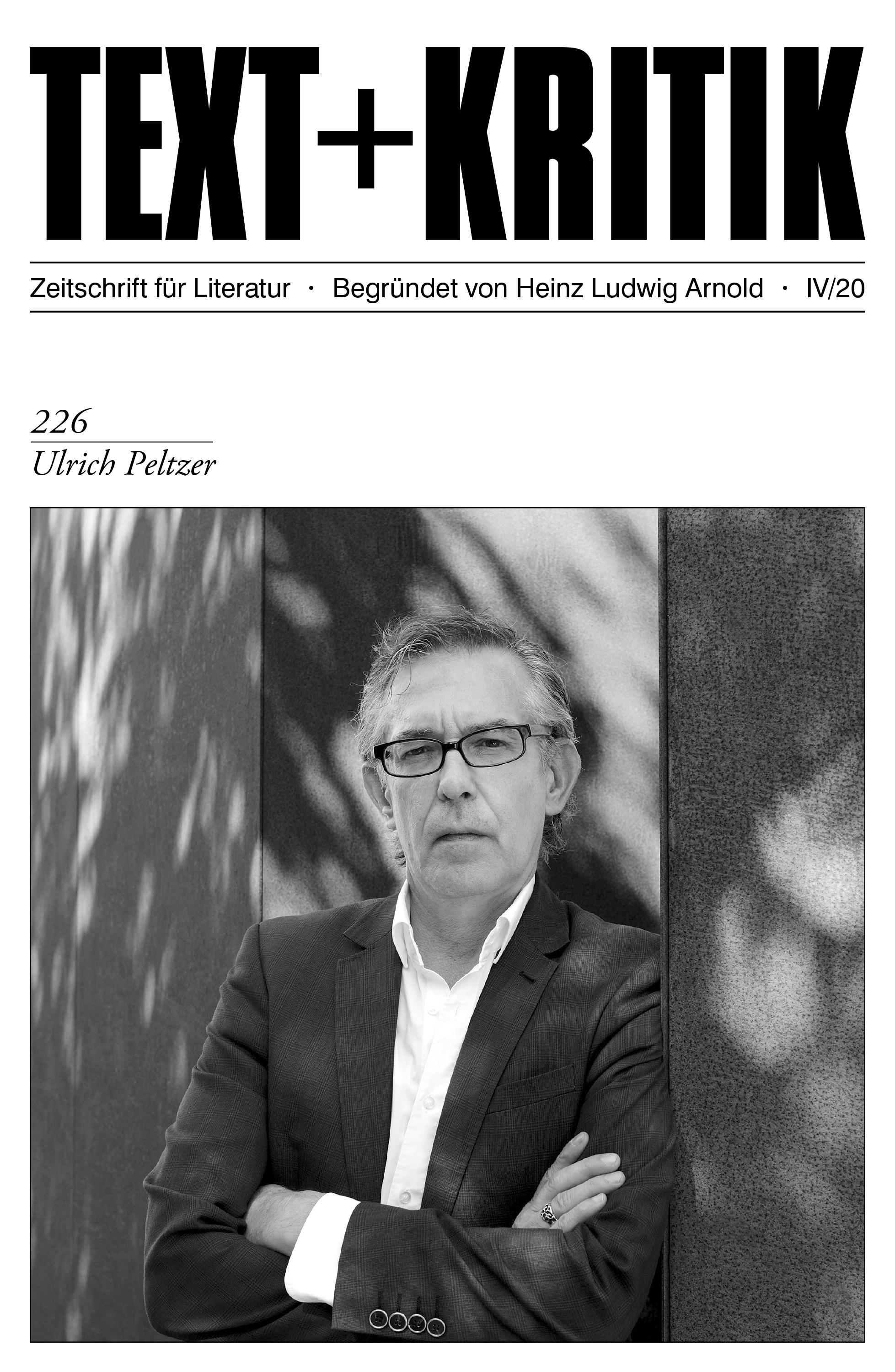 Обложка книги «TEXT + KRITIK 226 - Ulrich Peltzer»