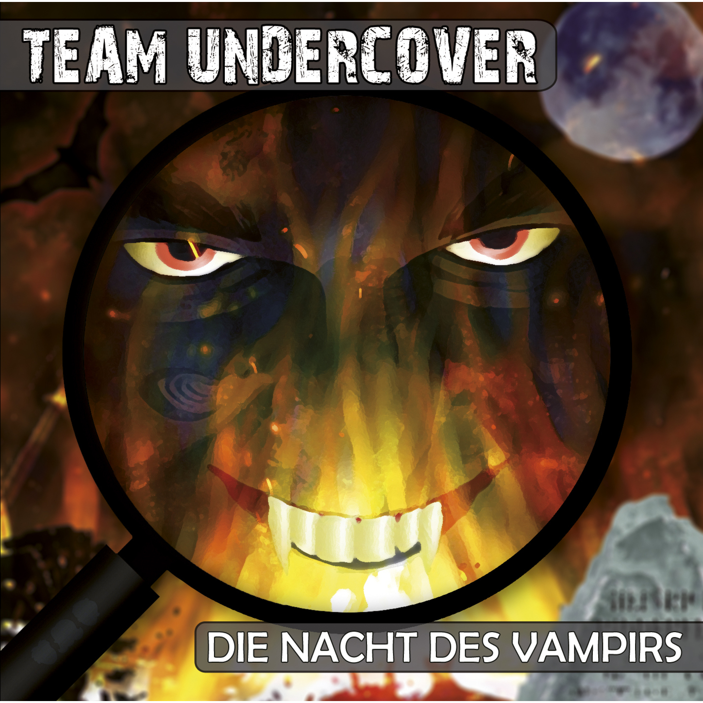 Обложка книги «Team Undercover, Folge 4: Die Nacht des Vampirs»