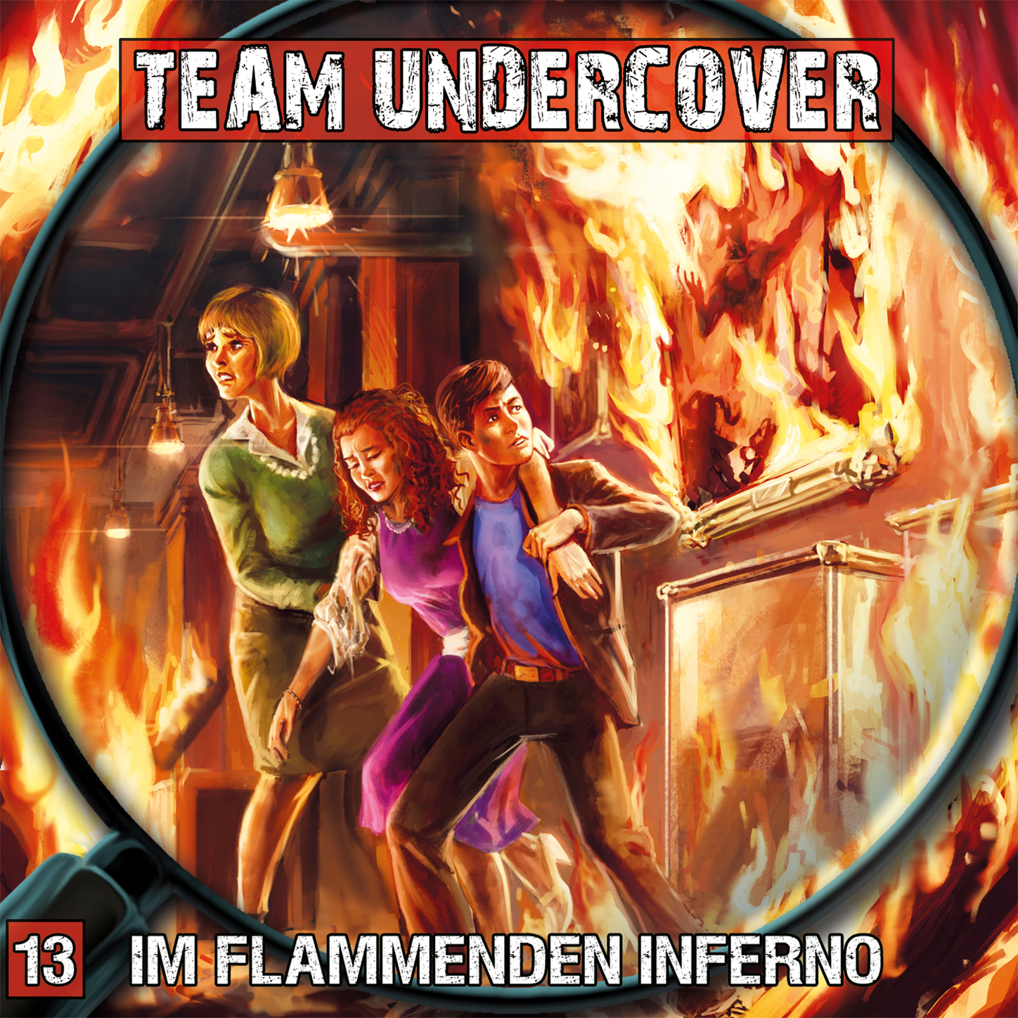 Обложка книги «Team Undercover, Folge 13: Im flammenden Inferno»
