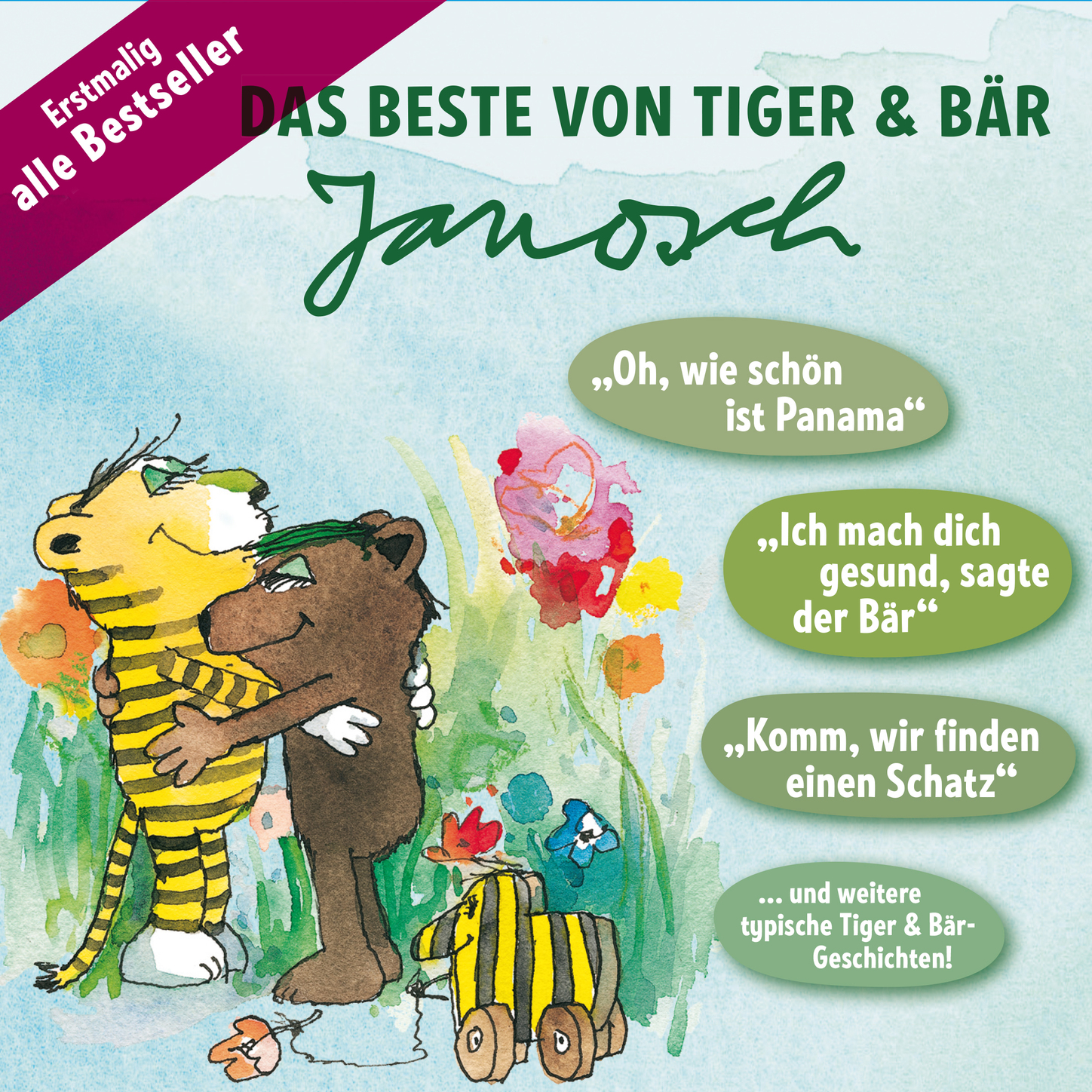 Обложка книги «Das Beste von Tiger & Bär»