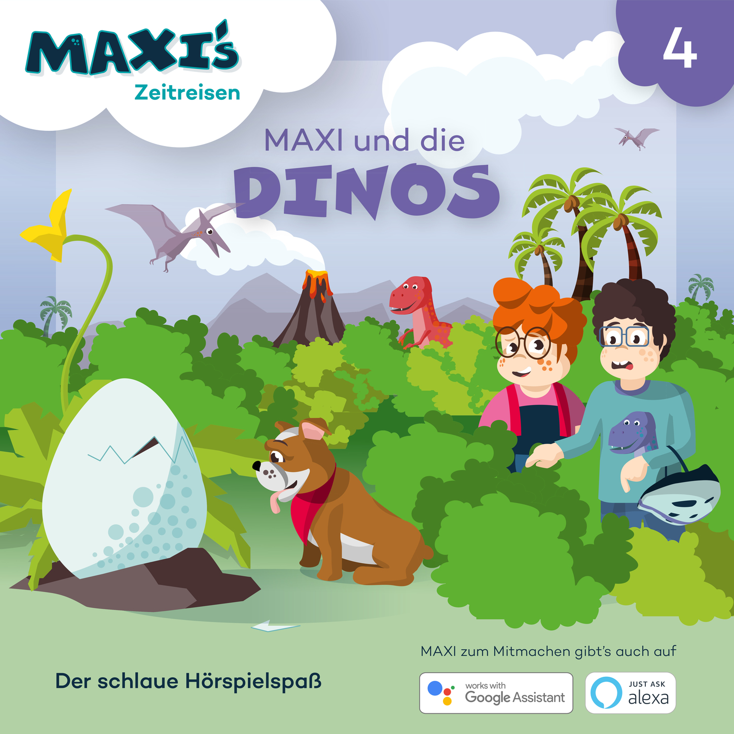 Обложка книги «Maxi's Zeitreisen, Folge 4: Maxi und die Dinos»