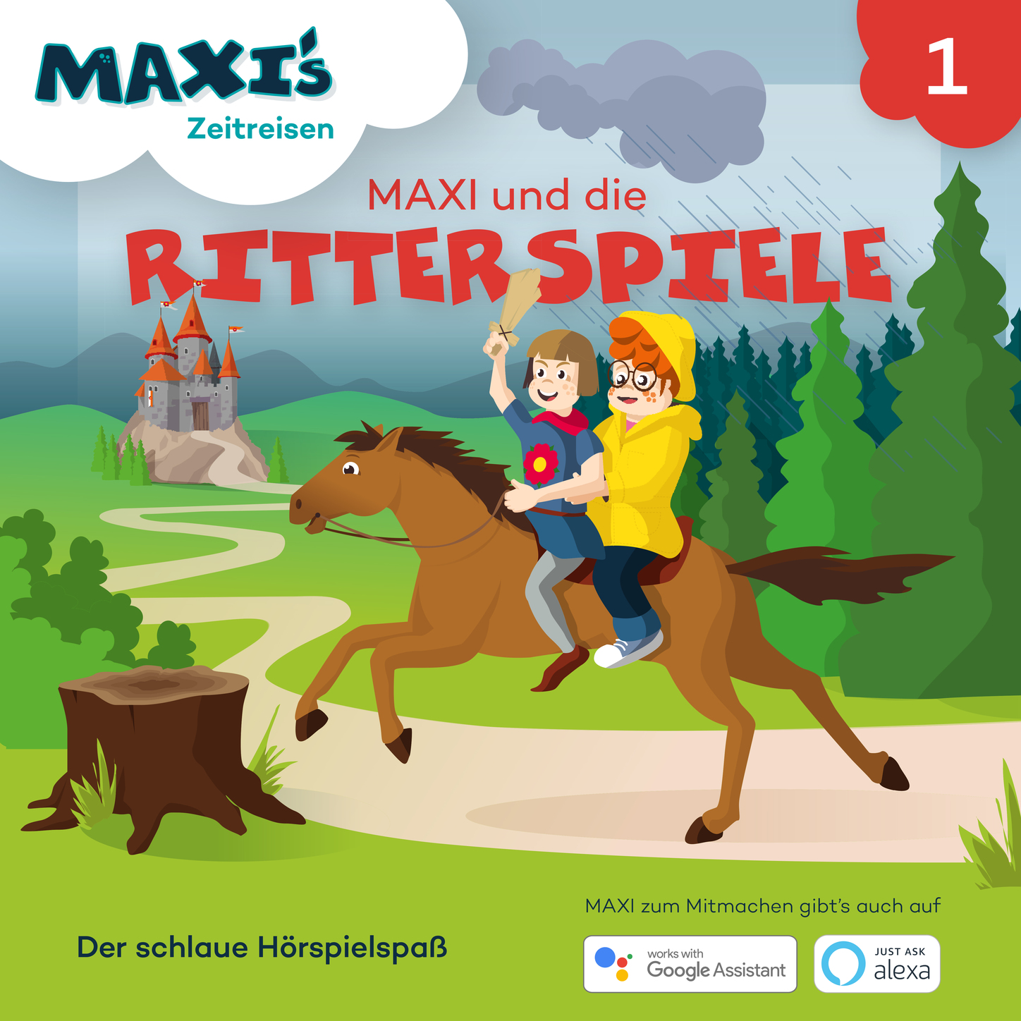 Обложка книги «Maxi's Zeitreisen, Folge 1: Maxi und die Ritterspiele»