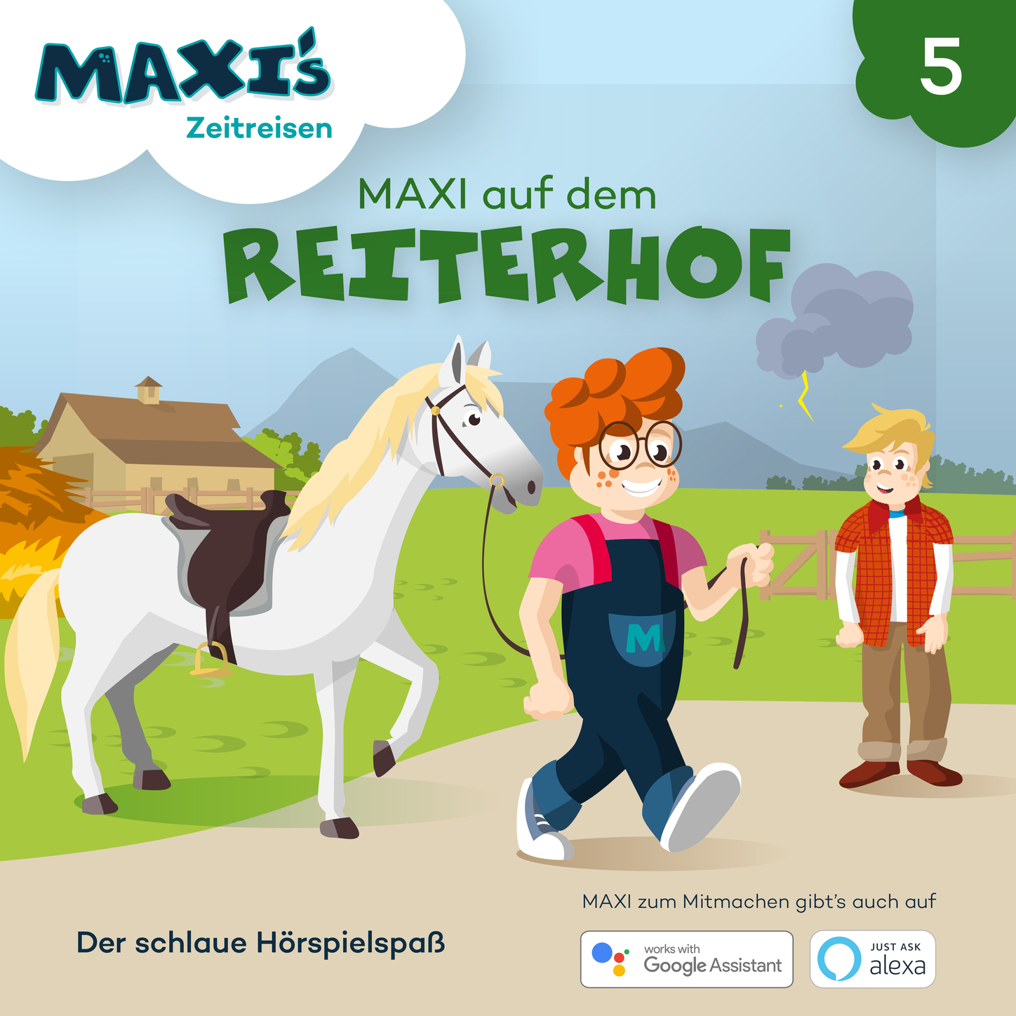 Обложка книги «Maxi's Zeitreisen, Folge 5: Maxi auf dem Reiterhof»