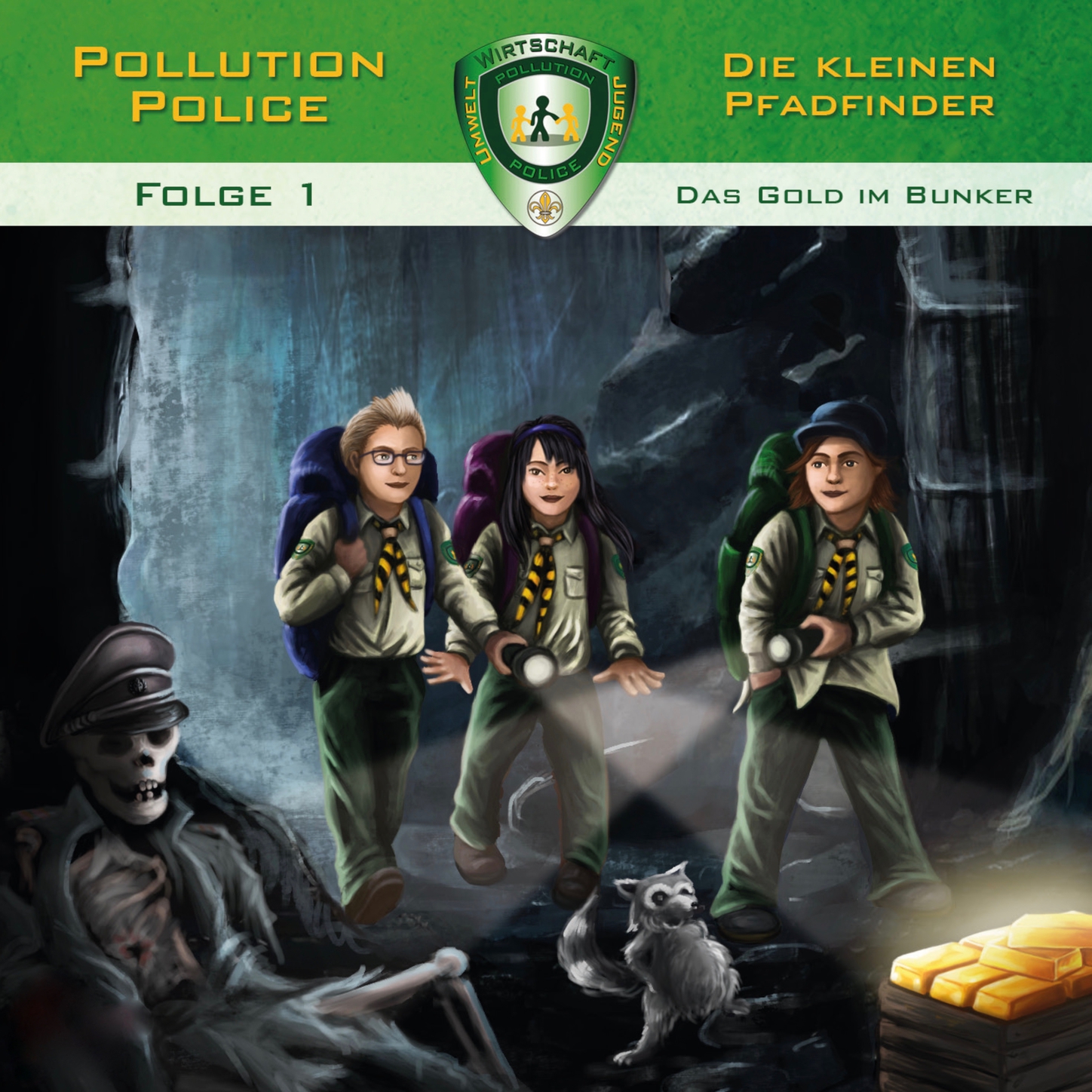 Обложка книги «Pollution Police, Folge 1: Das Gold im Bunker»