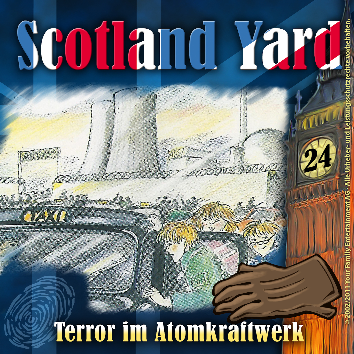 Обложка книги «Scotland Yard, Folge 24: Terror im Atomkraftwerk»