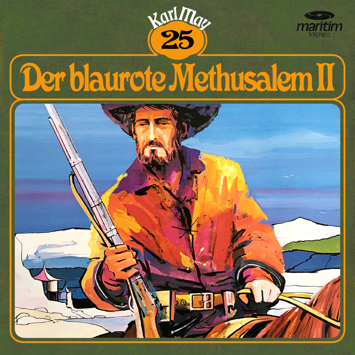 Обложка книги «Karl May, Grüne Serie, Folge 25: Der blaurote Methusalem II»