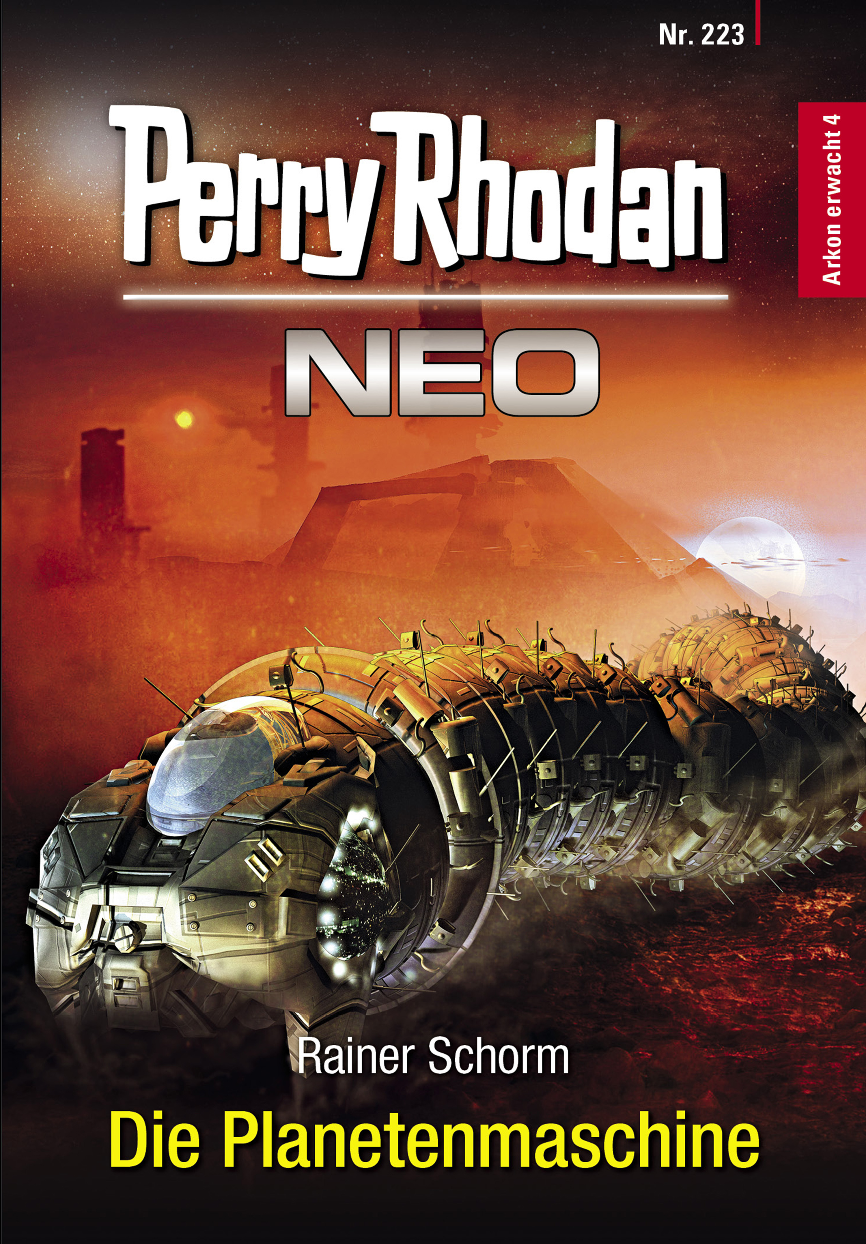 Обложка книги «Perry Rhodan Neo 223: Die Planetenmaschine»