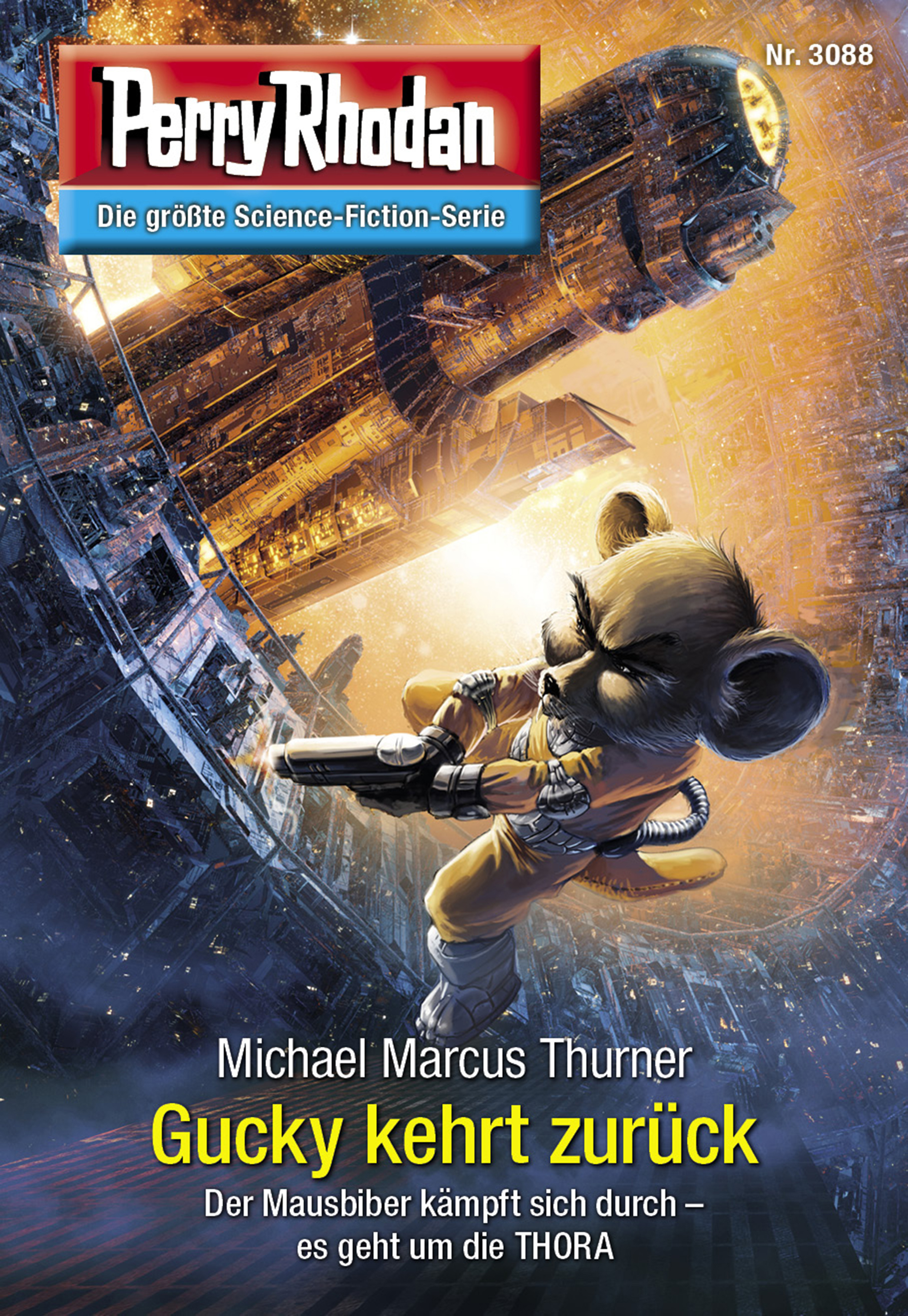 Обложка книги «Perry Rhodan 3088: Gucky kehrt zurück»