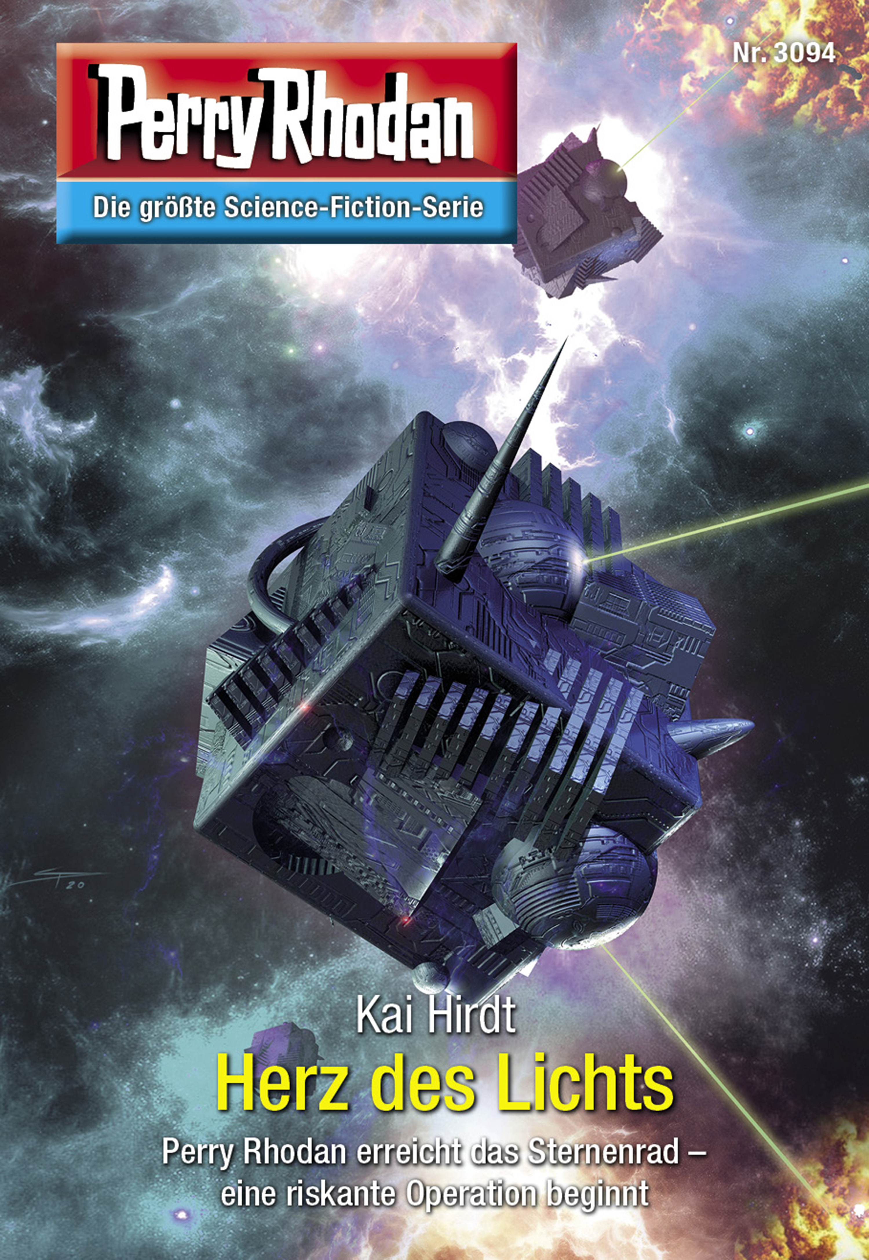 Обложка книги «Perry Rhodan 3094: Herz des Lichts»