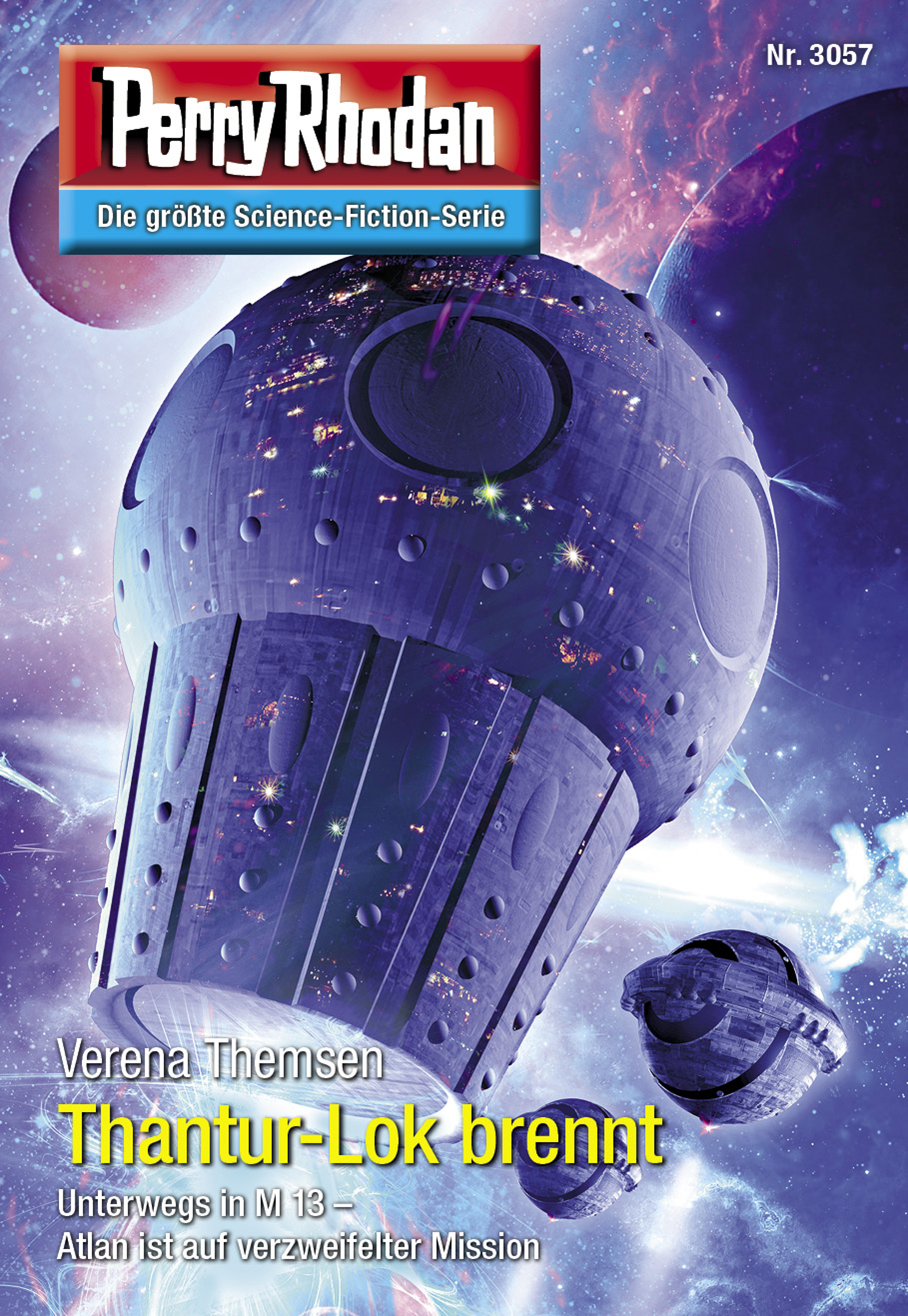 Обложка книги «Perry Rhodan 3057: Thantur-Lok brennt»