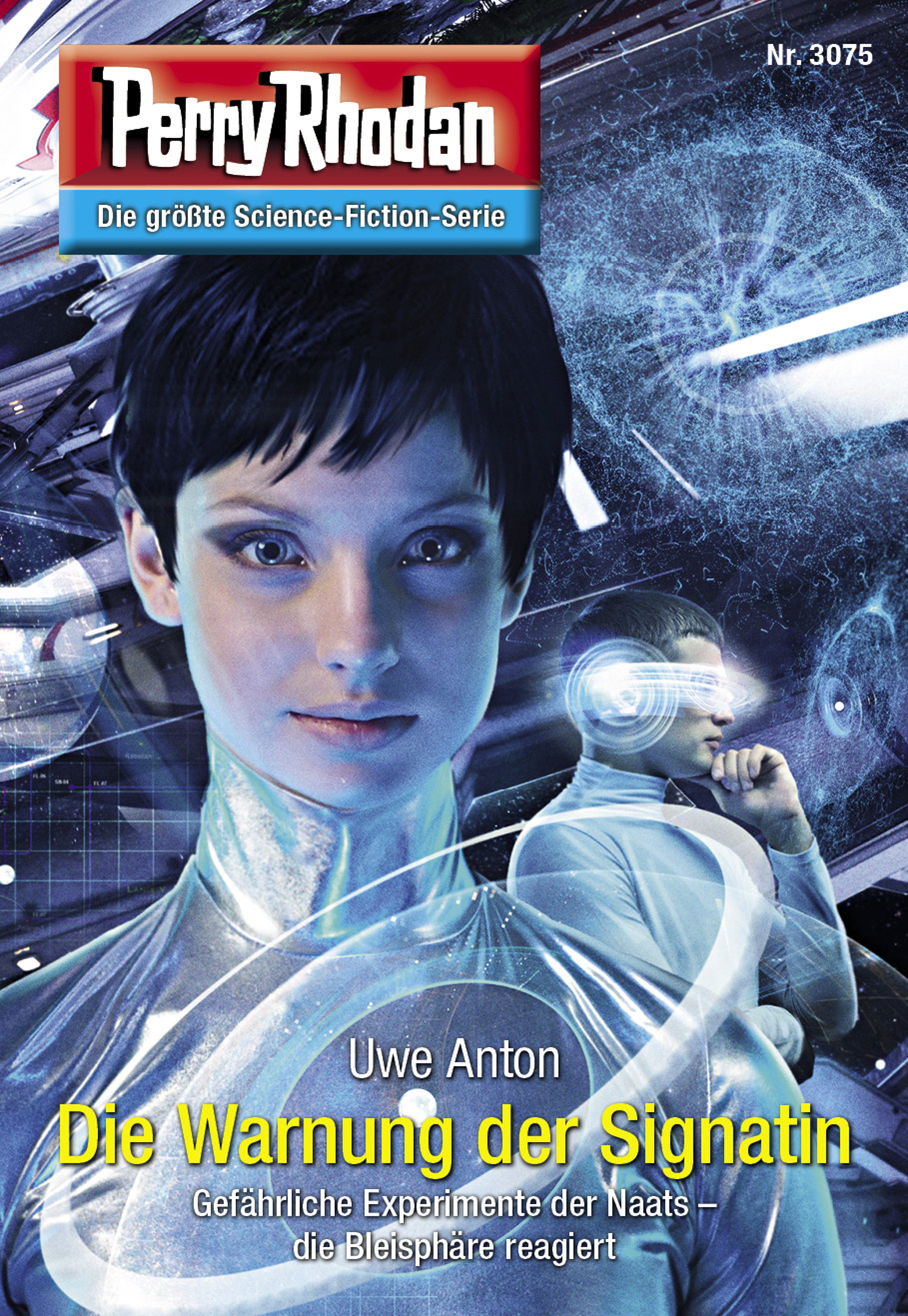 Обложка книги «Perry Rhodan 3075: Die Warnung der Signatin»