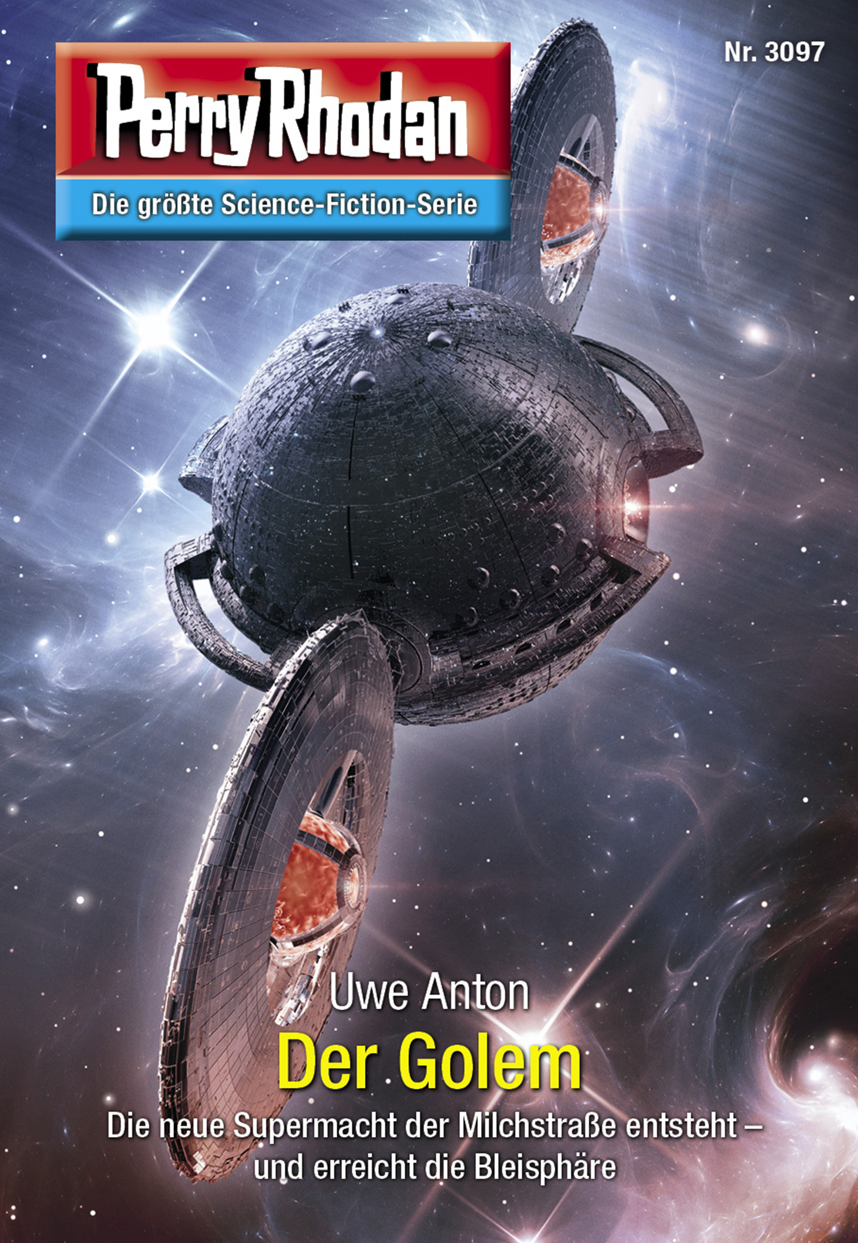 Обложка книги «Perry Rhodan 3097: Der Golem»