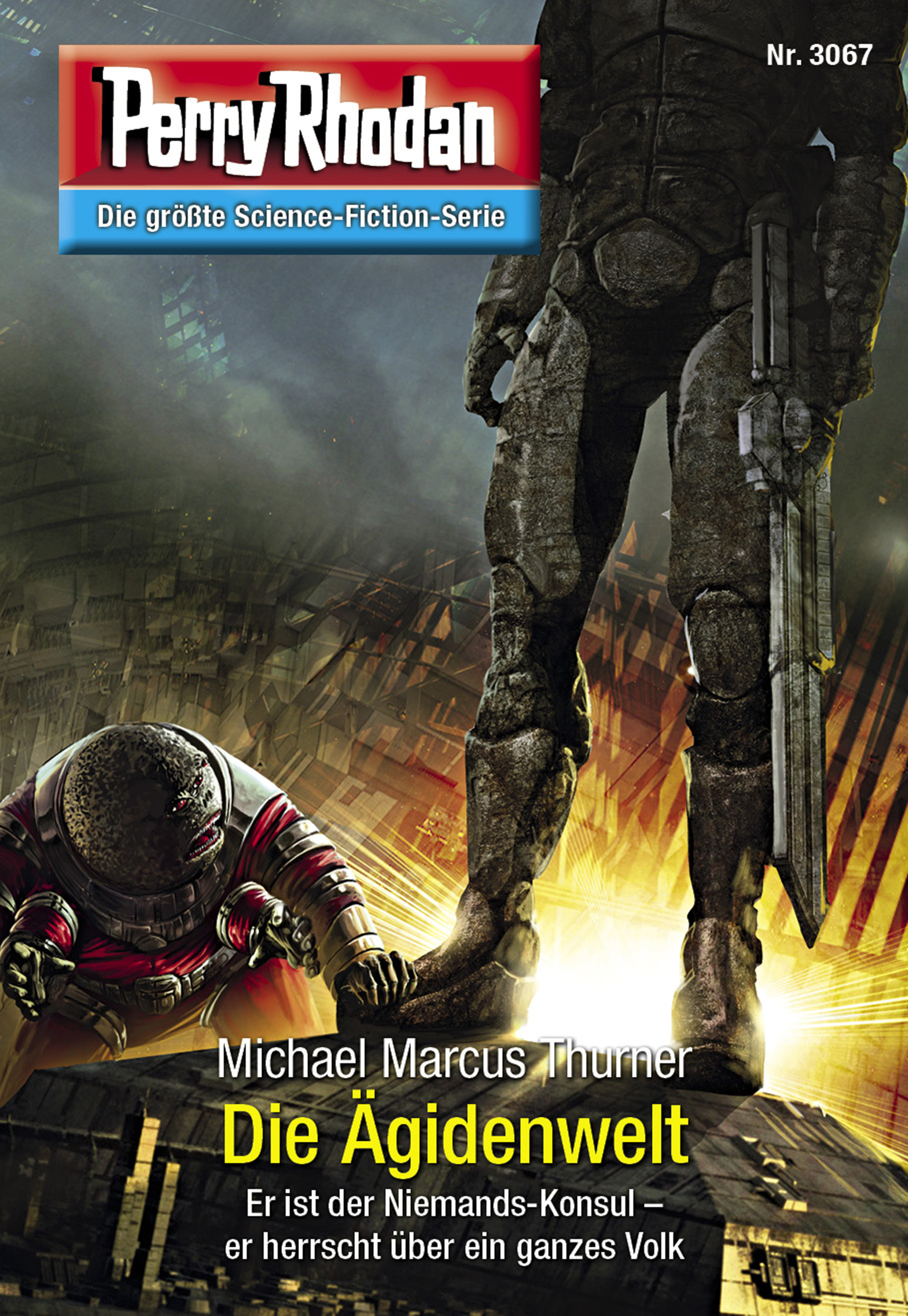 Обложка книги «Perry Rhodan 3067: Die Ägidenwelt»