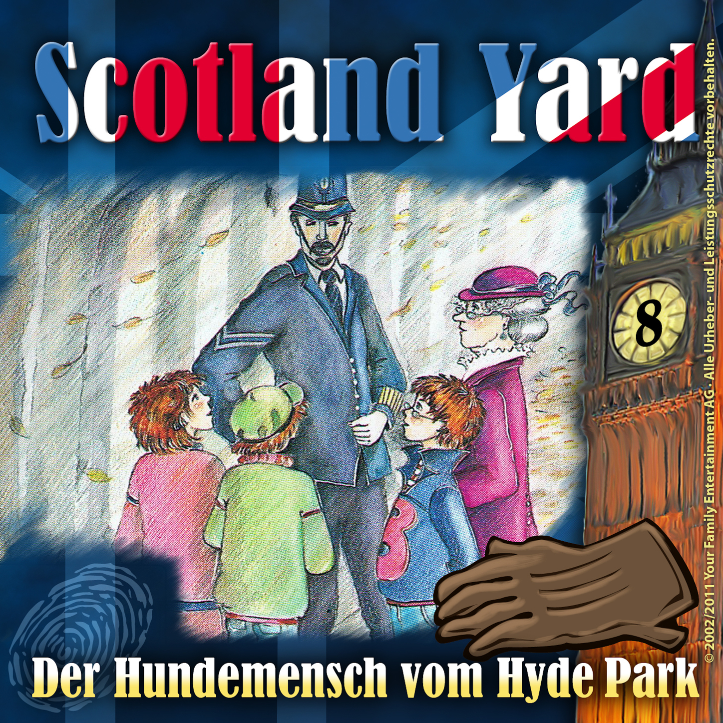 Обложка книги «Scotland Yard, Folge 8: Der Hundemensch vom Hyde Park»