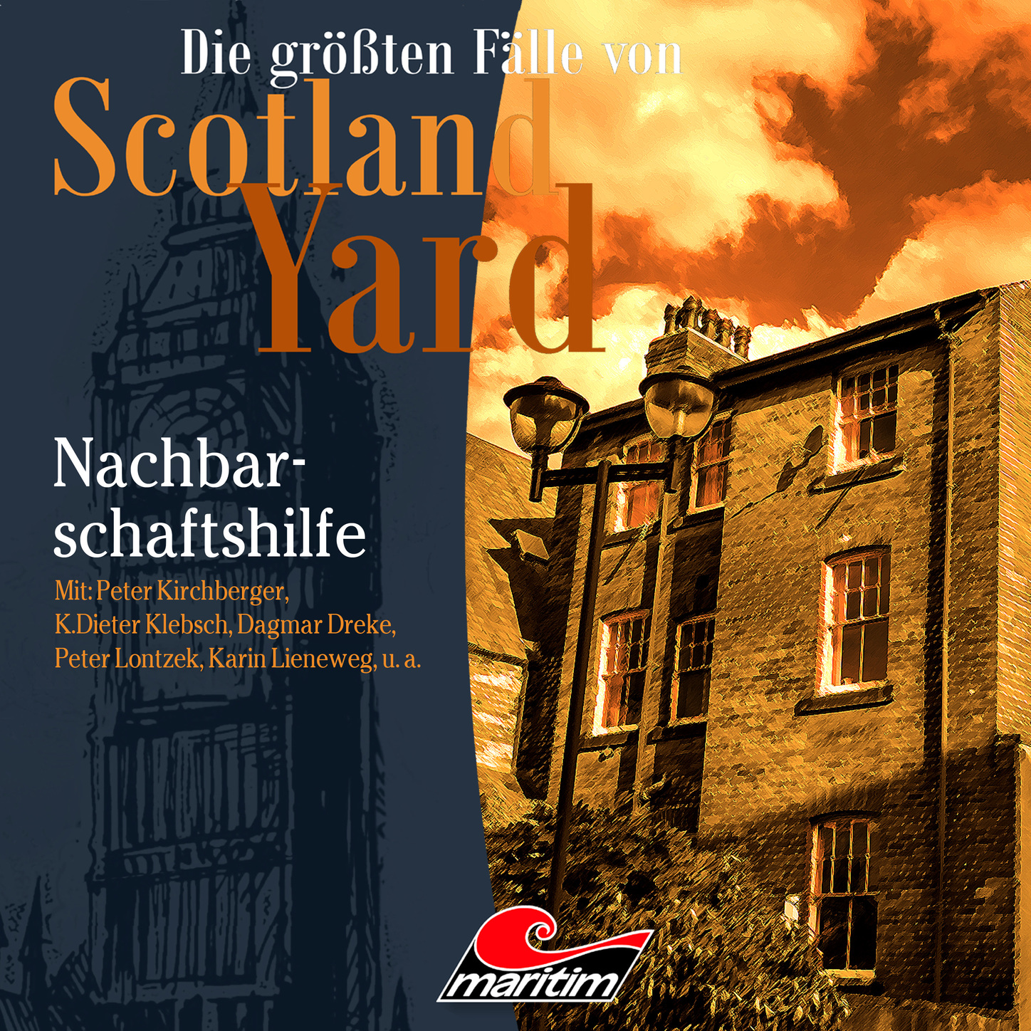 Обложка книги «Die größten Fälle von Scotland Yard, Folge 32: Nachbarschaftshilfe»