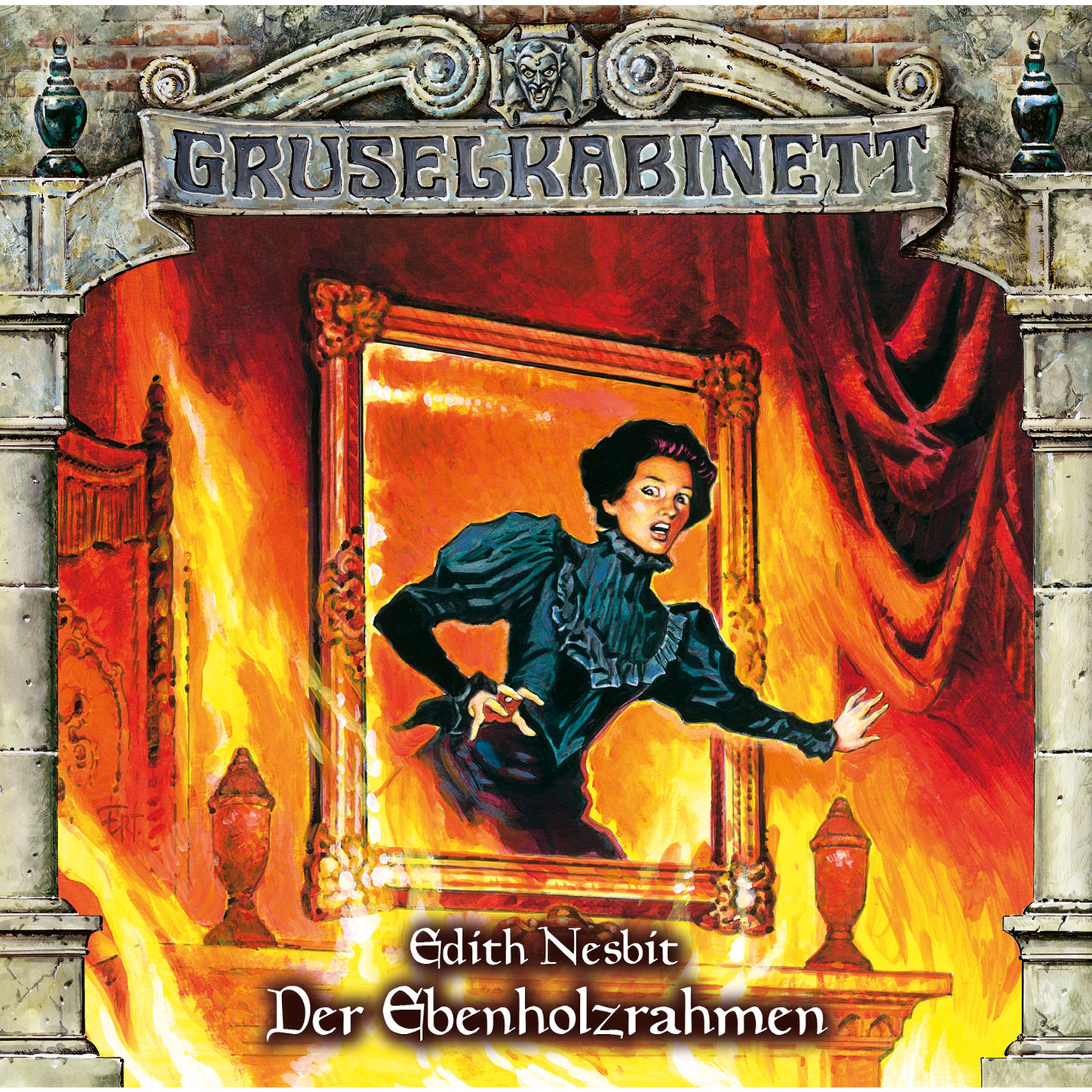 Обложка книги «Gruselkabinett, Folge 112: Der Ebenholzrahmen»